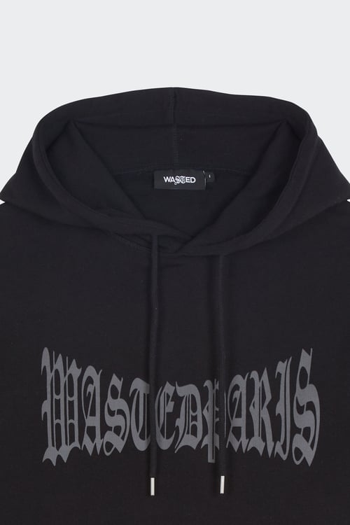 WASTED Hoodie Noir