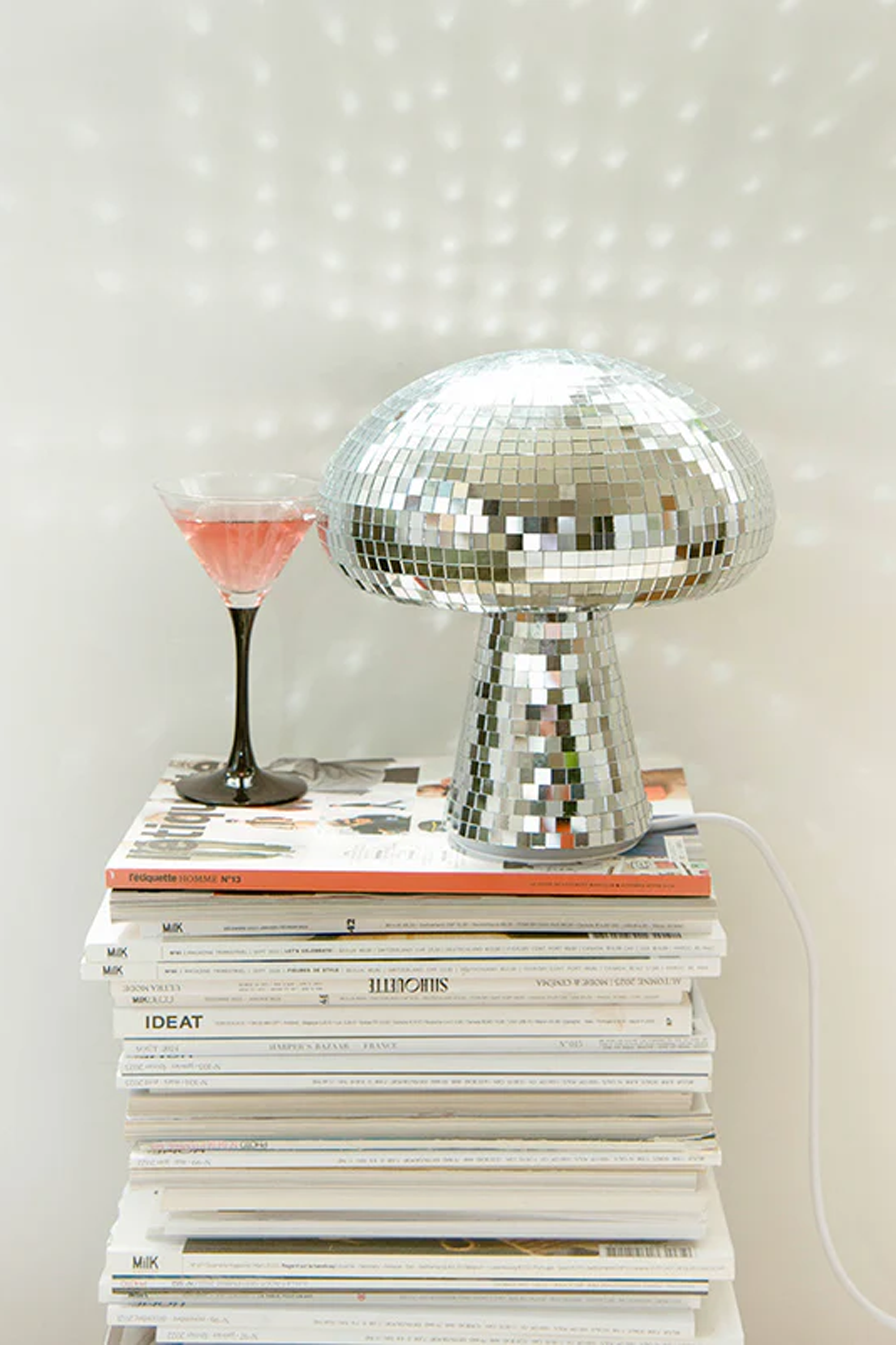 Lampe disco champignon Multicolore