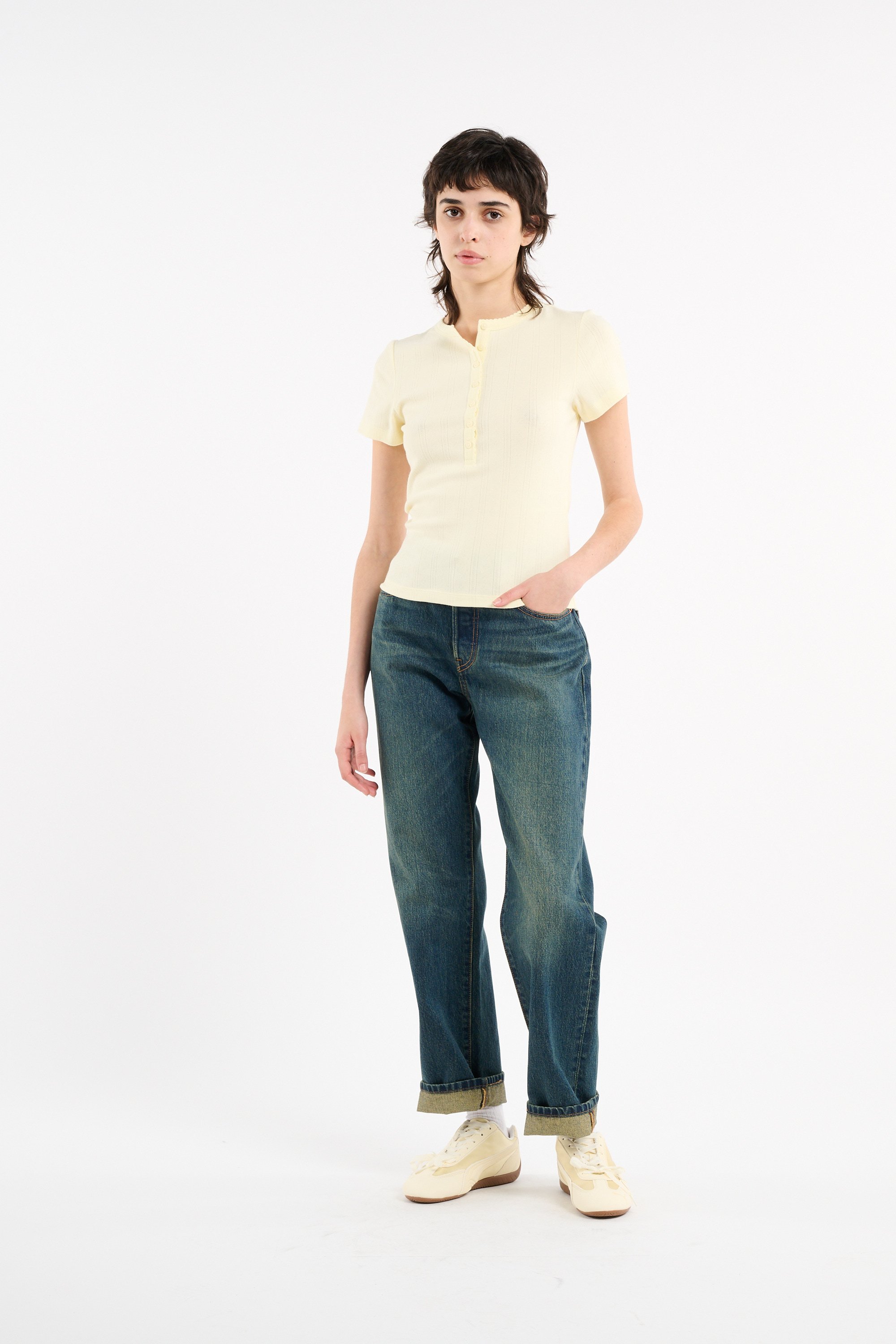 Cotton top LEVI'S Yellow
