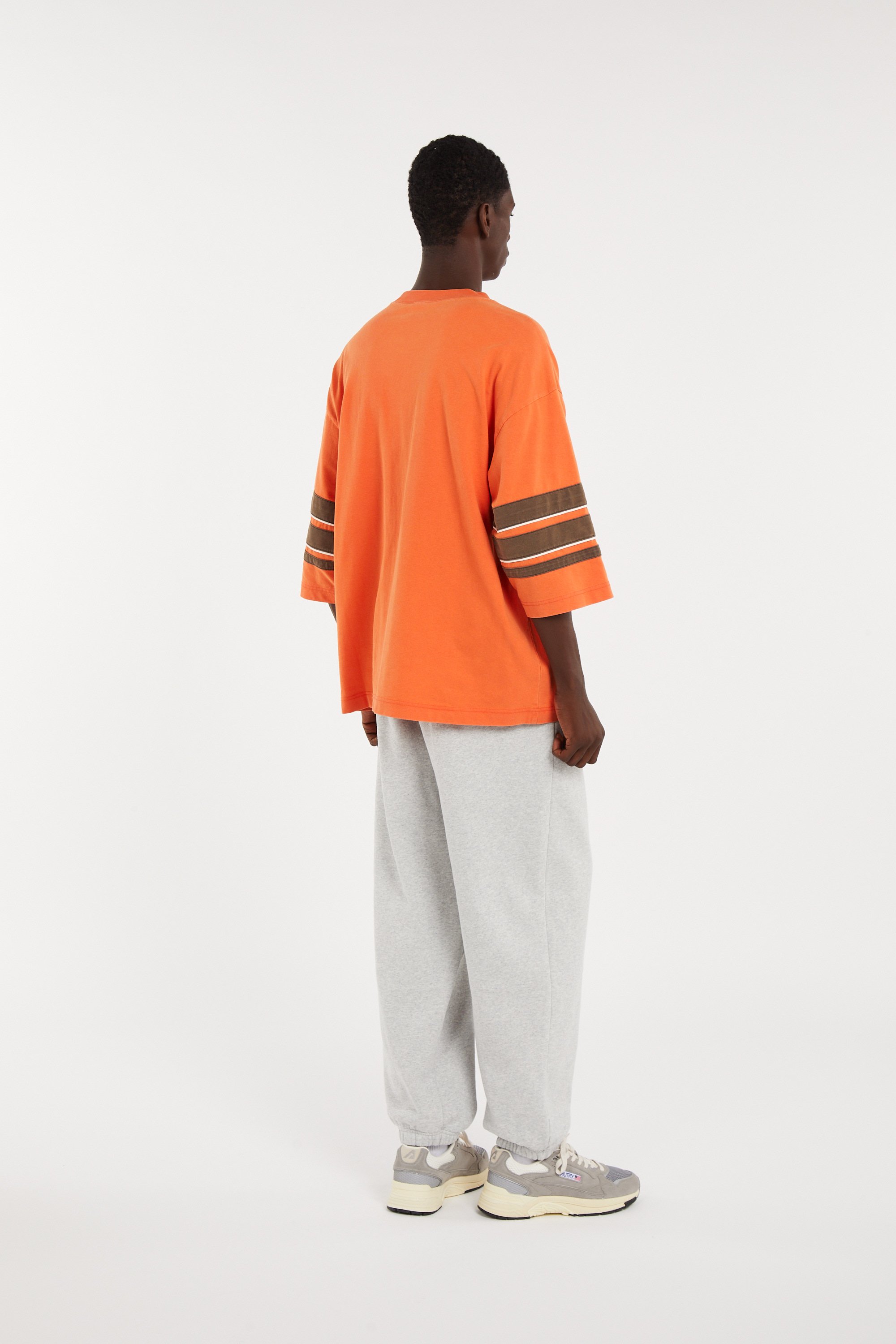 Regular-fit round-neck cotton T-shirt | Orange CHAMPION Men