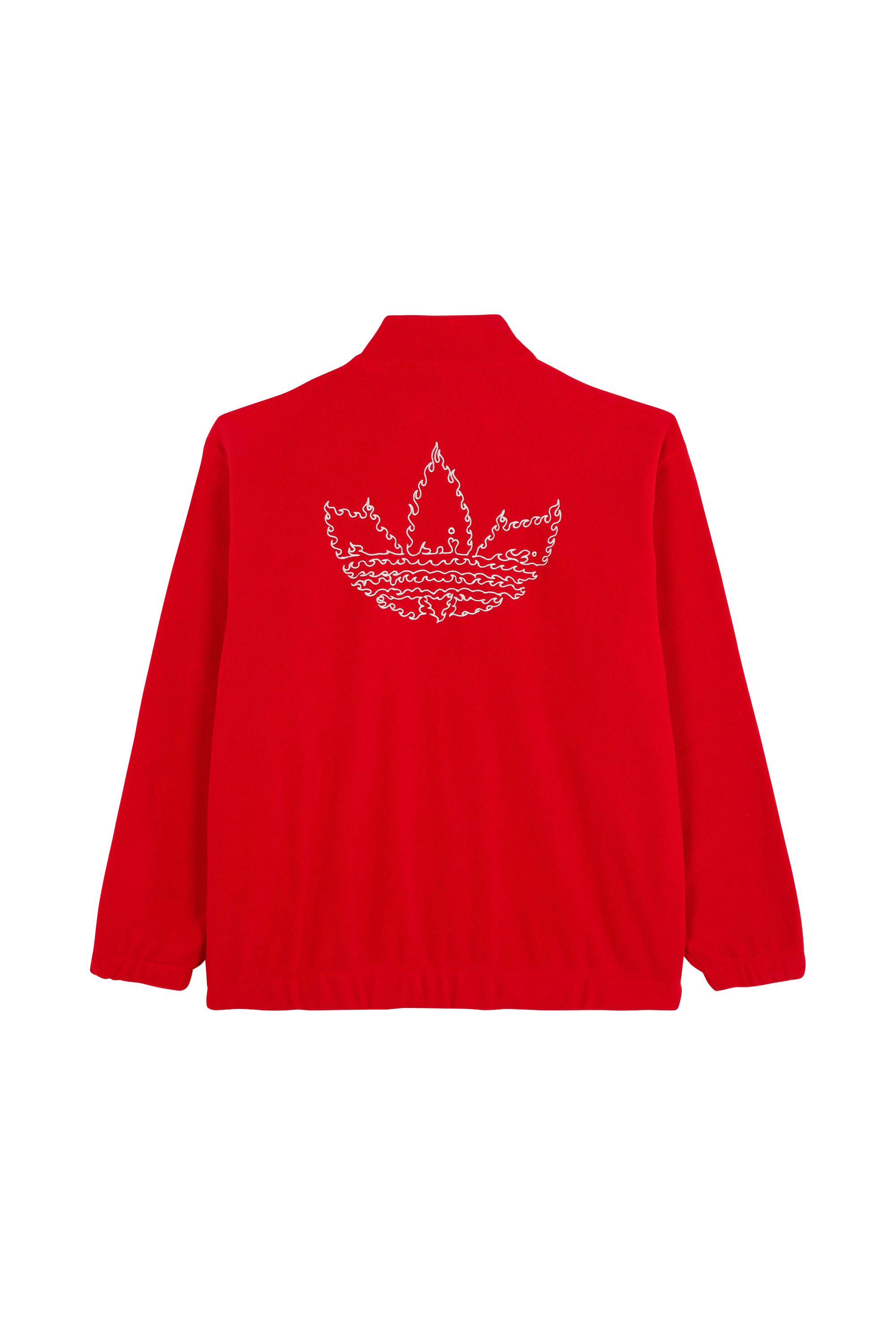 Veste de survêtement  ADIDAS Rouge