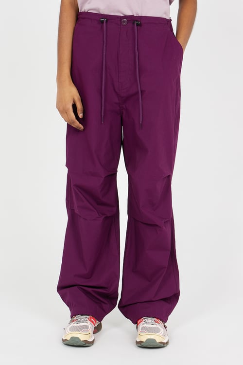 OBEY Pantalon parachute Violet