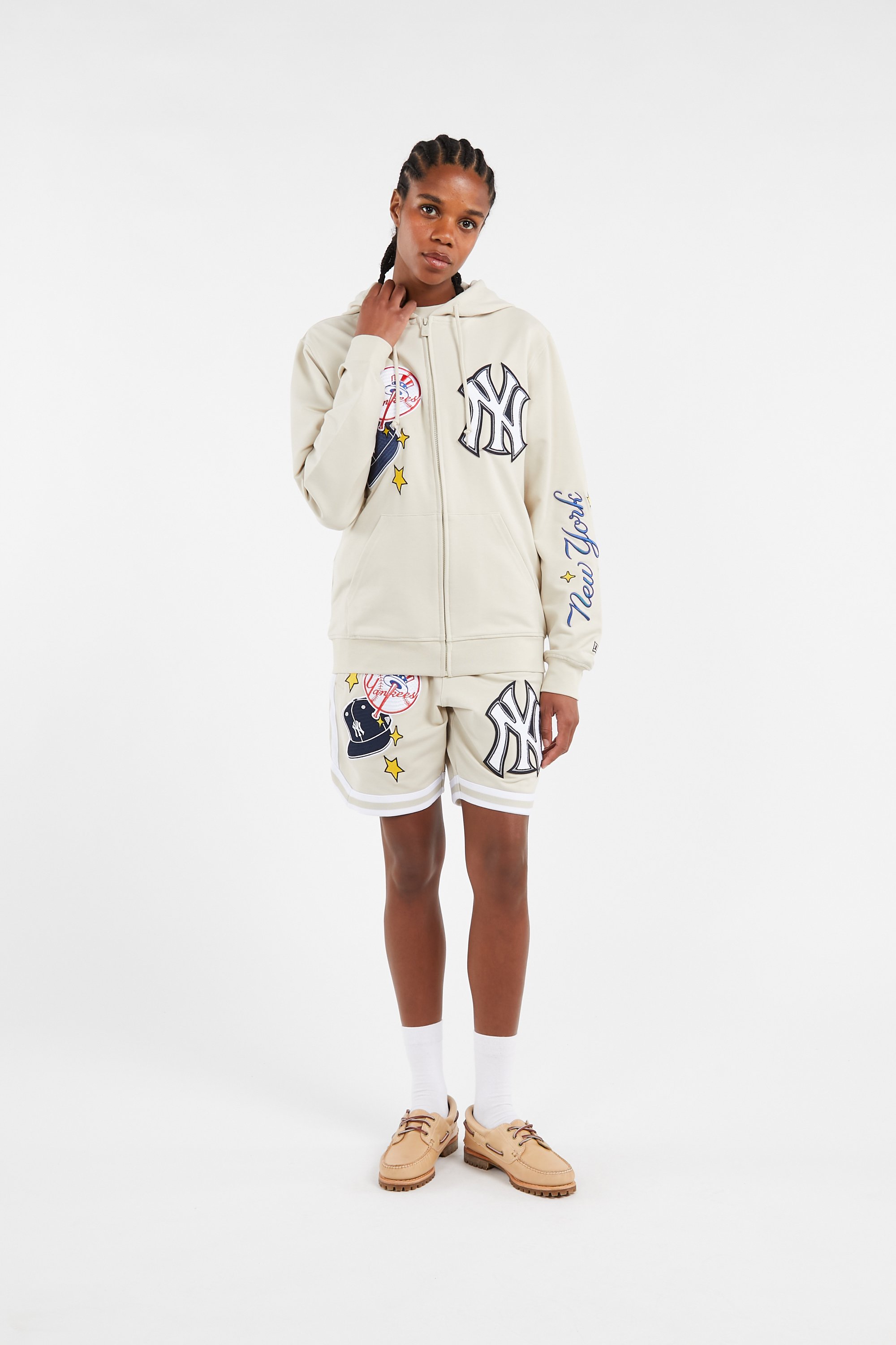 Zip-up hoodie | Brown NEW ERA Women