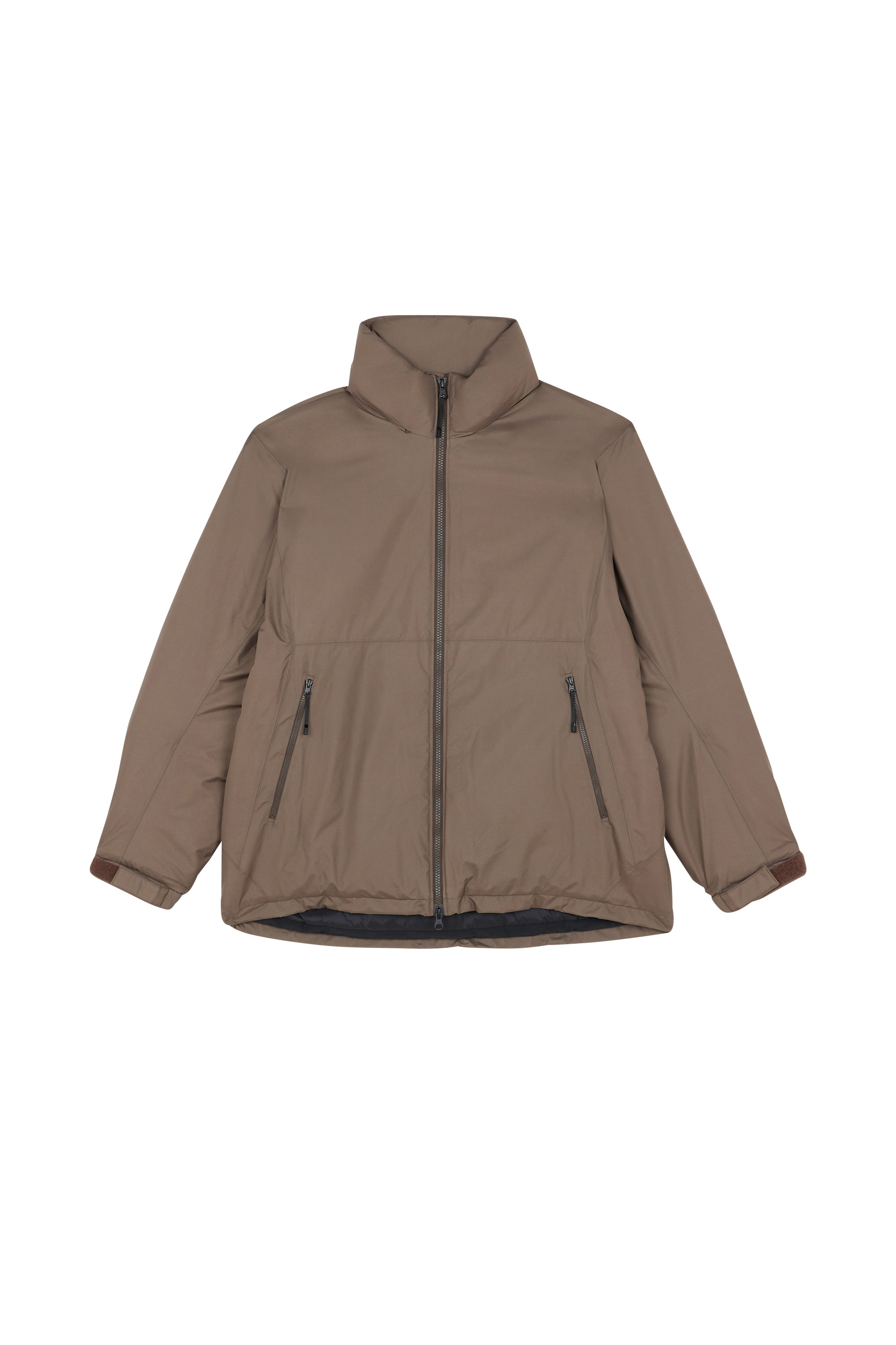 Lightweight quilted padded jacket with high neck GOLDWIN Brown