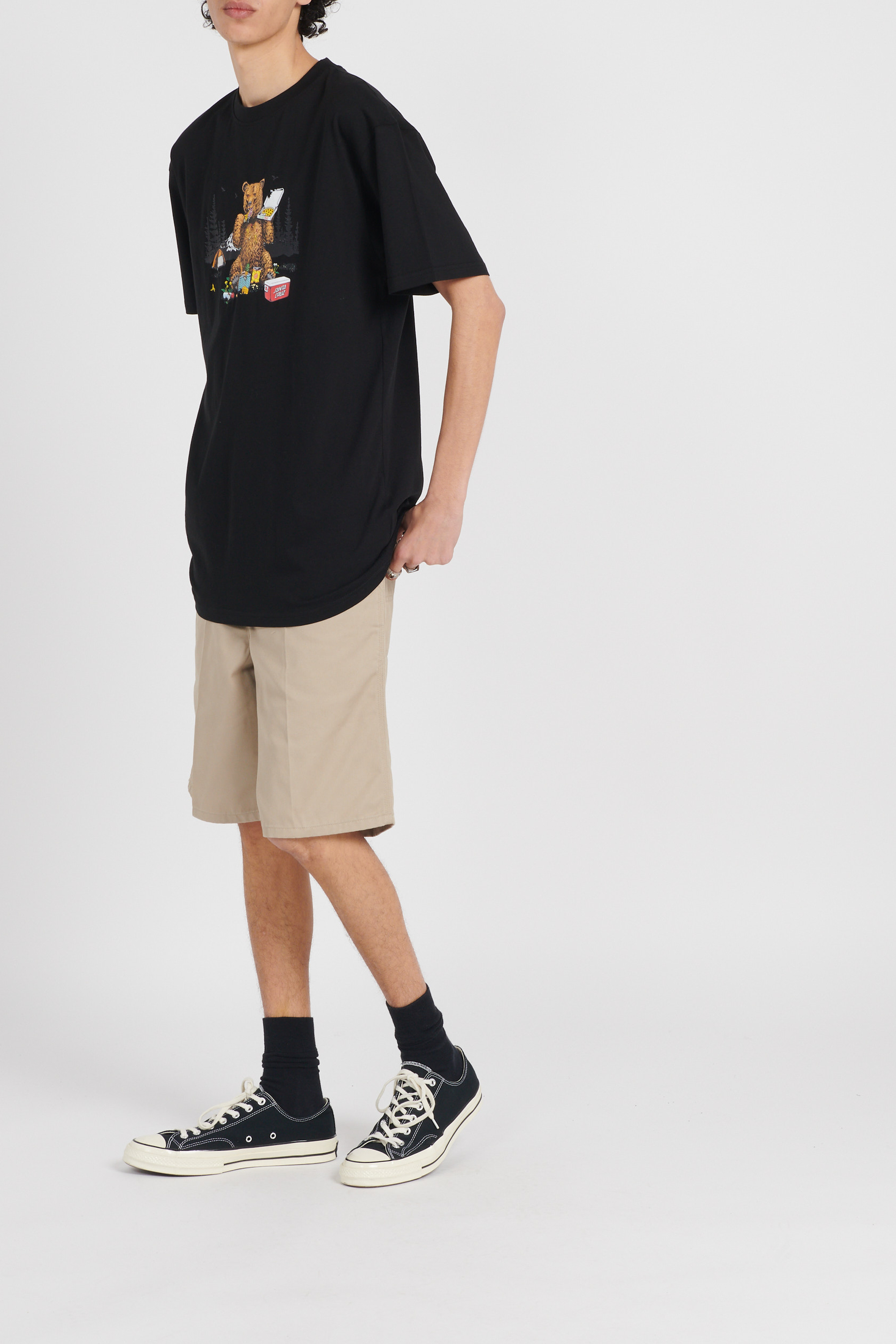 T-shirt SANTA CRUZ Noir