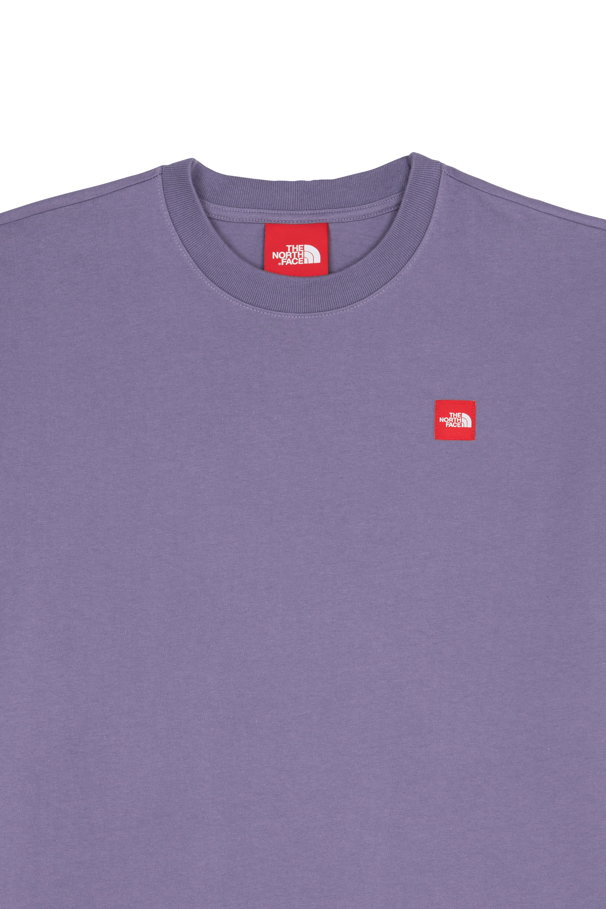 Regular-fit round-neck cotton T-shirt | Purple THE NORTH FACE Men