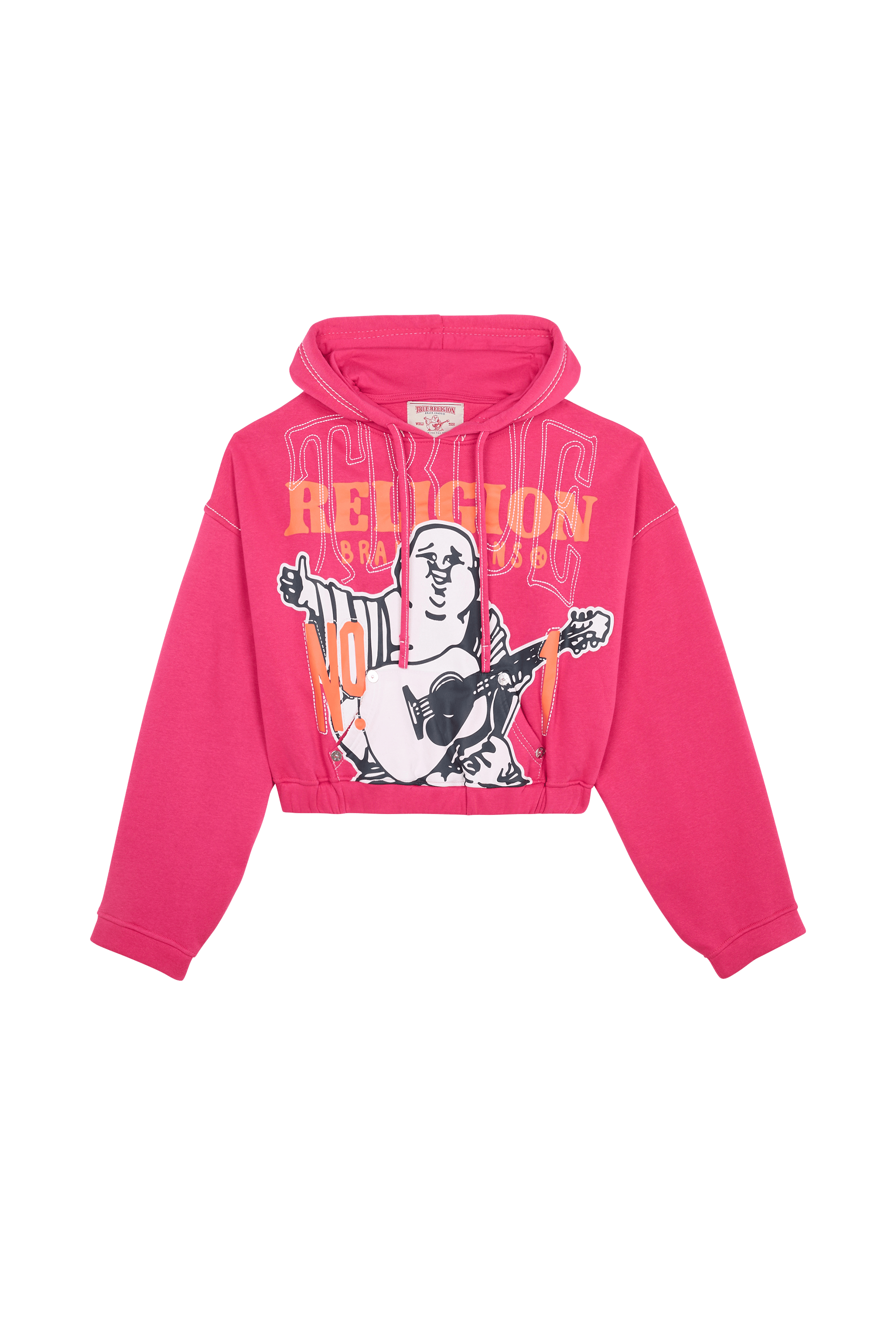 Hoodie TRUE RELIGION Orange