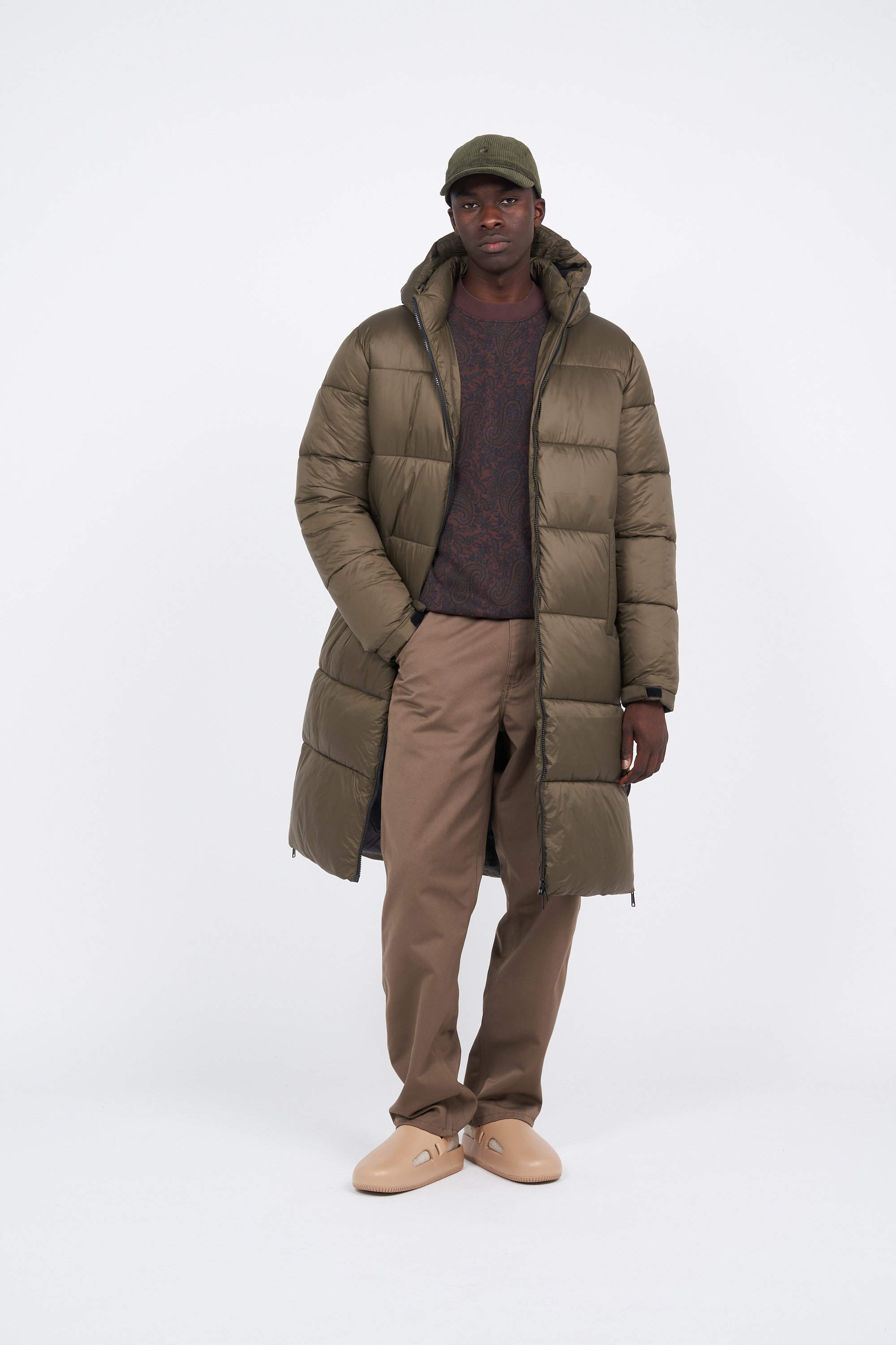 puffer coat | Brown by SCHOTT puffer coat Brown