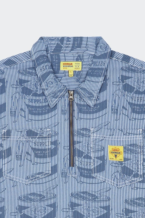 ICE CREAM Chemise Bleu