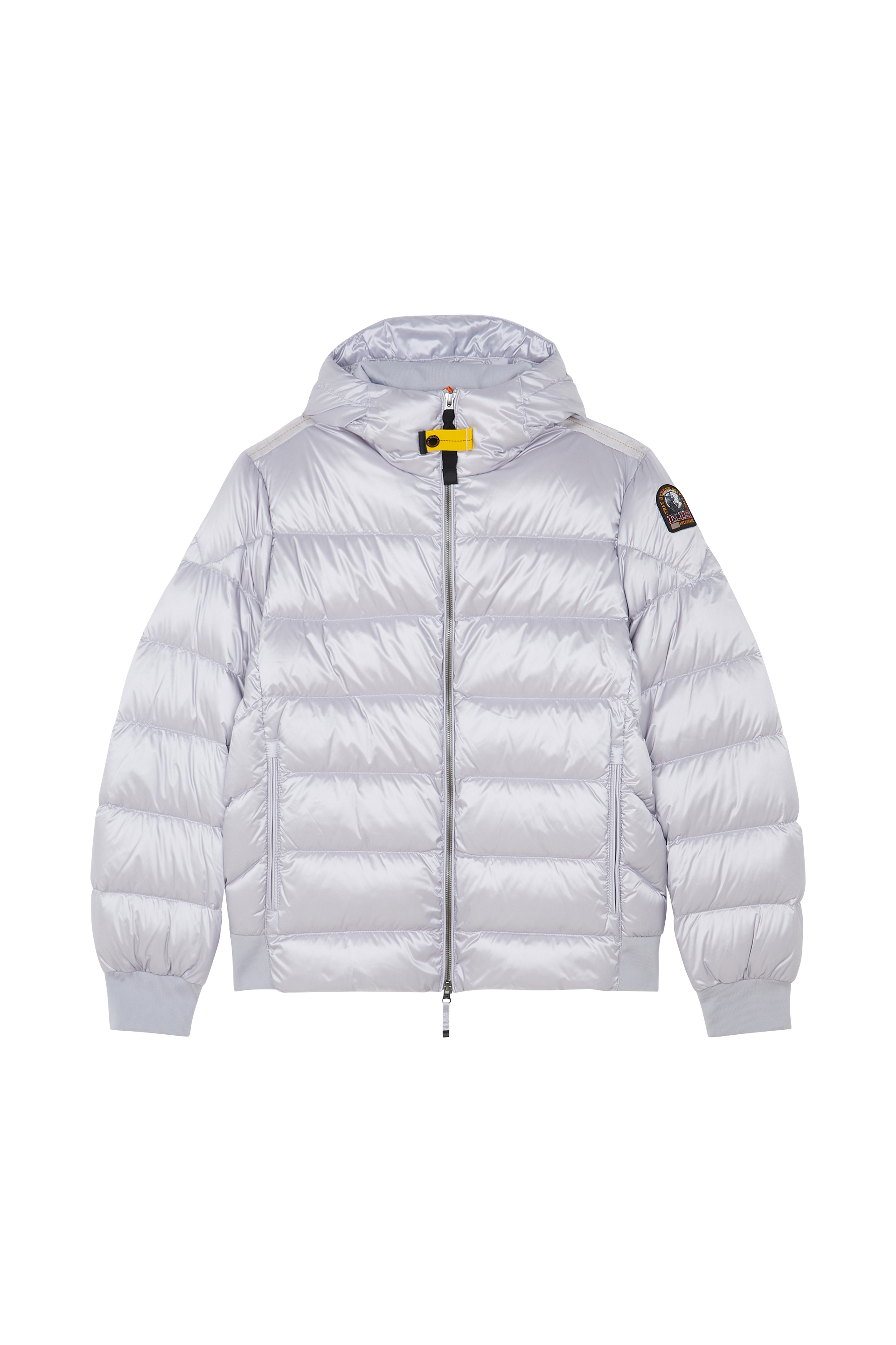Lightweight quilted padded jacket with high neck Grey