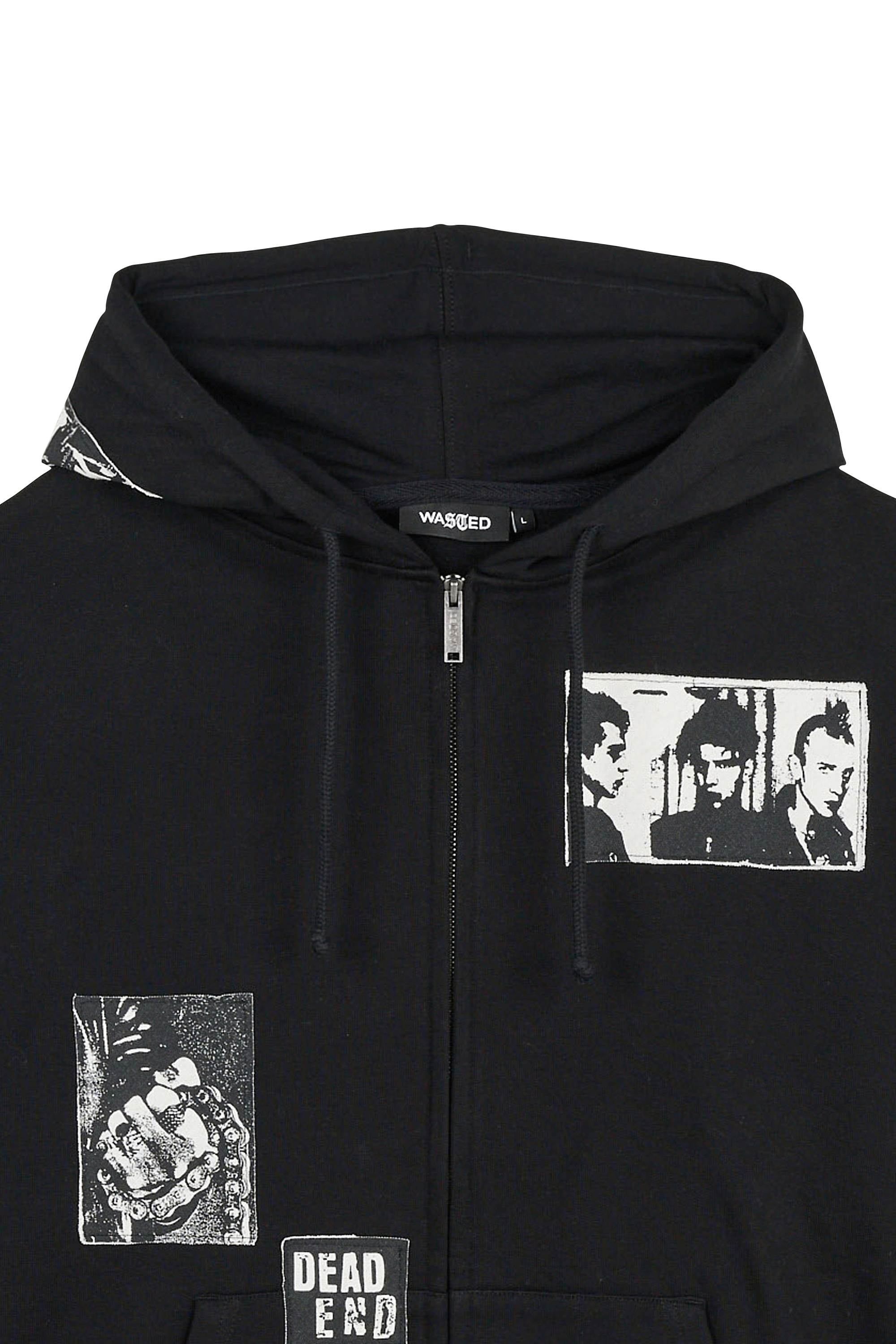 Hoodie zippé Noir