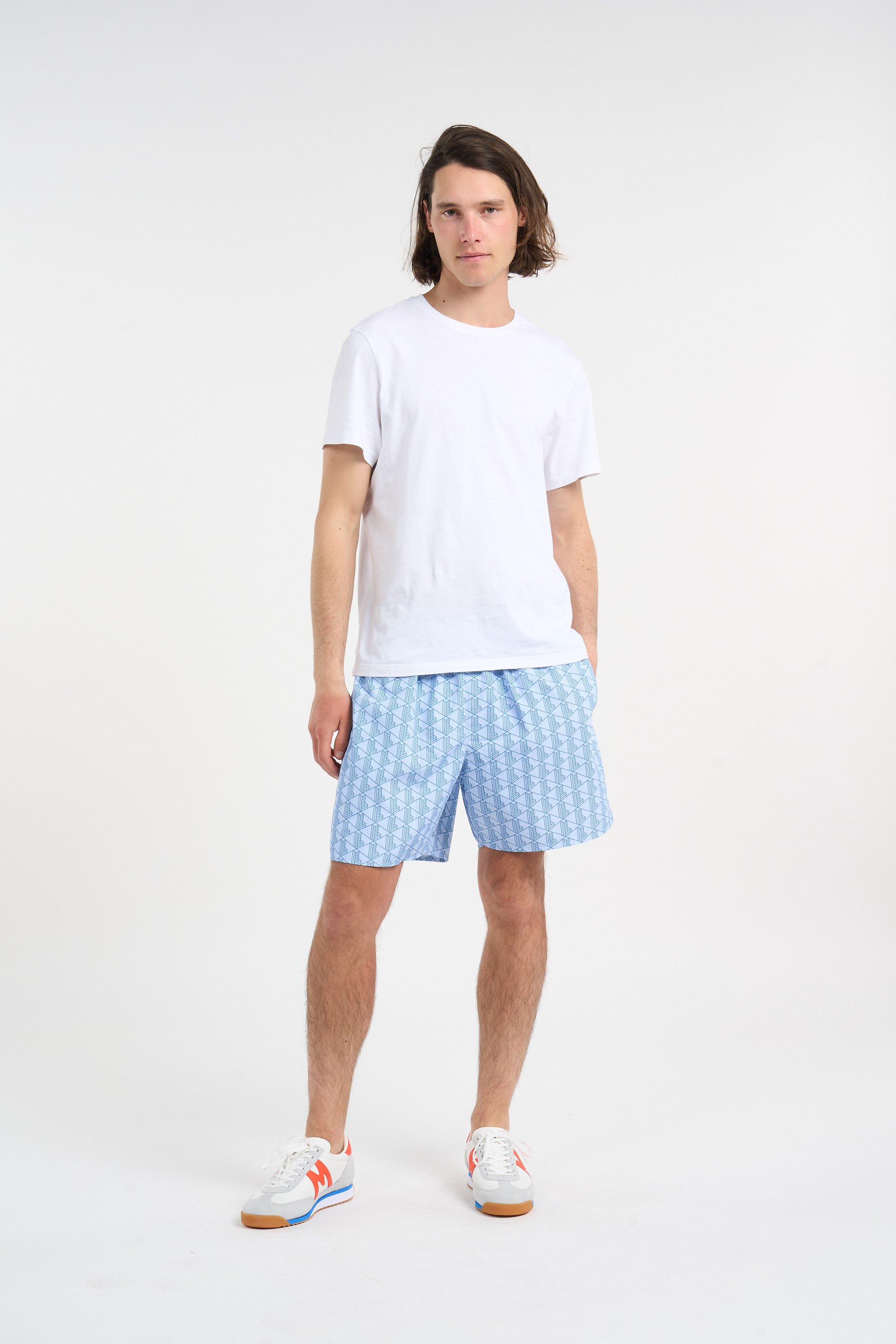 Short de bain LACOSTE Bleu