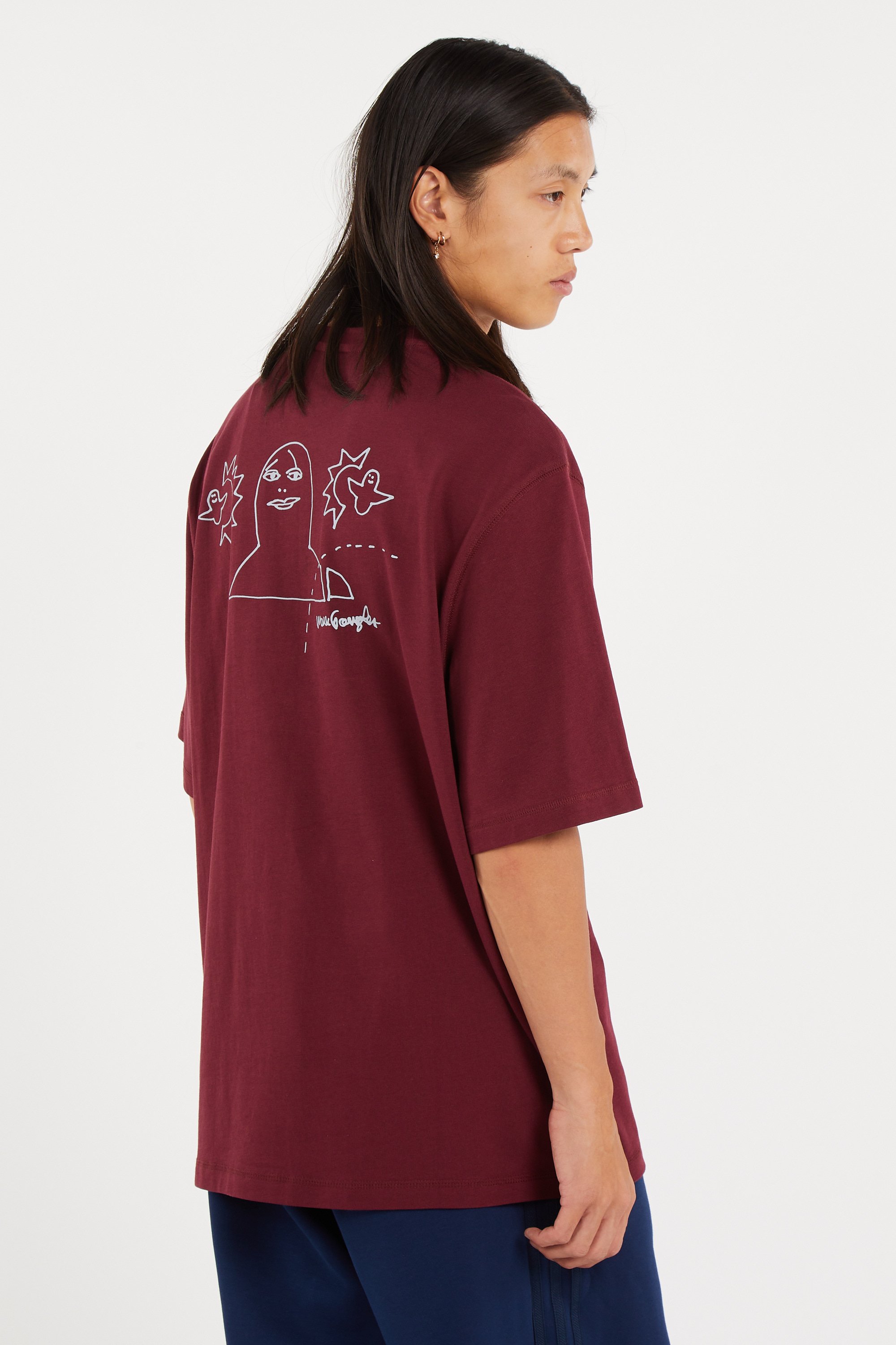 Regular-fit round-neck cotton T-shirt | Multicolored ADIDAS Men