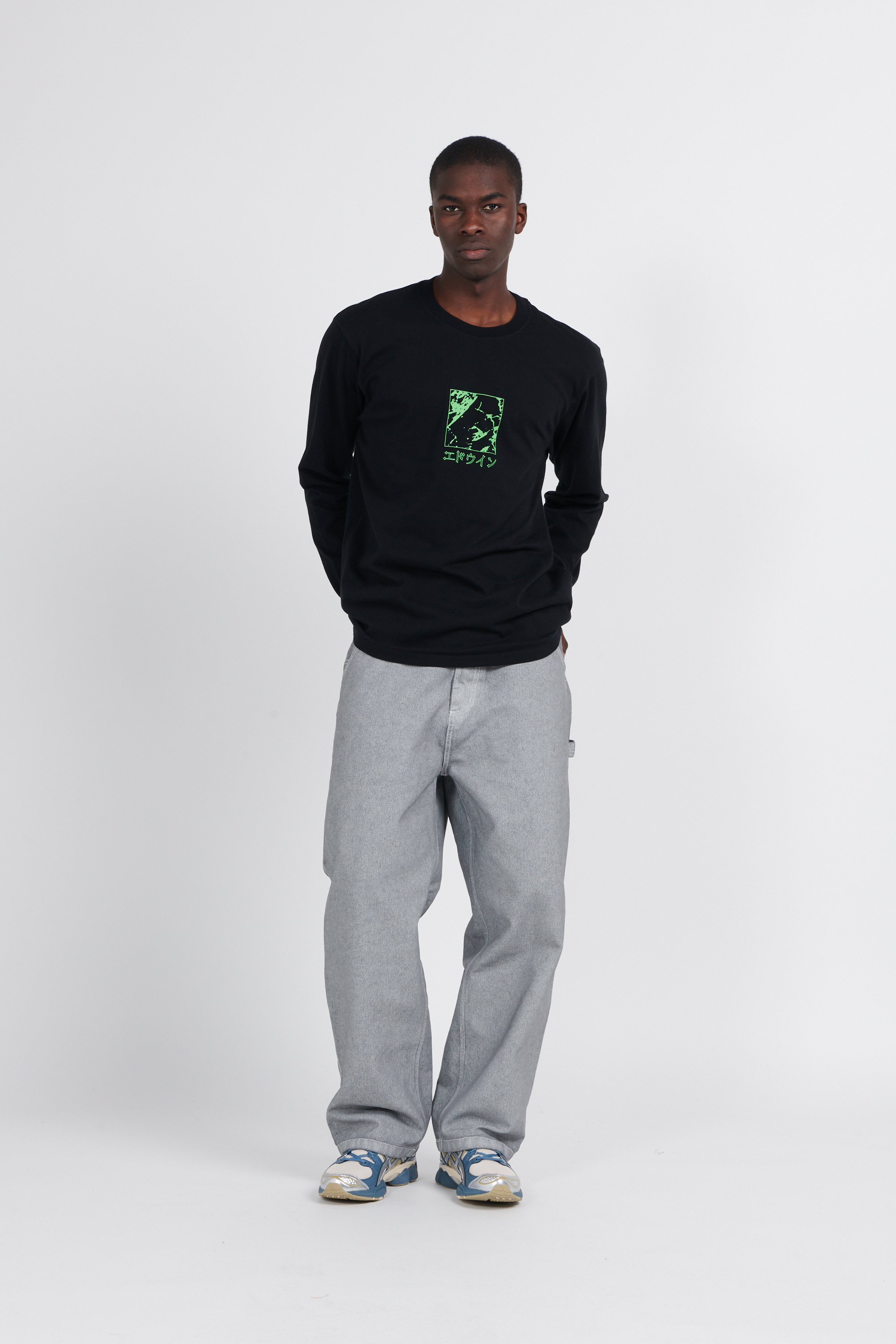 T-shirt manches longues Noir