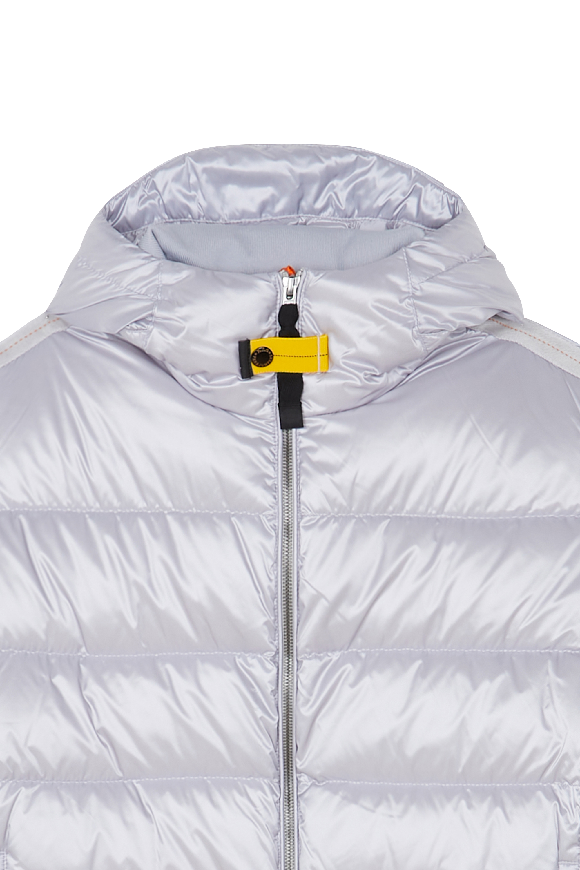 Lightweight quilted padded jacket with high neck Grey