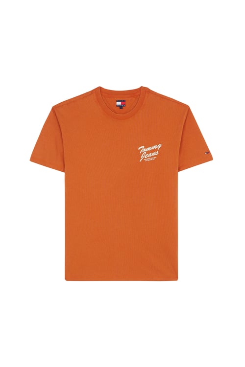 TOMMY JEANS Regular-fit round-neck cotton T-shirt
