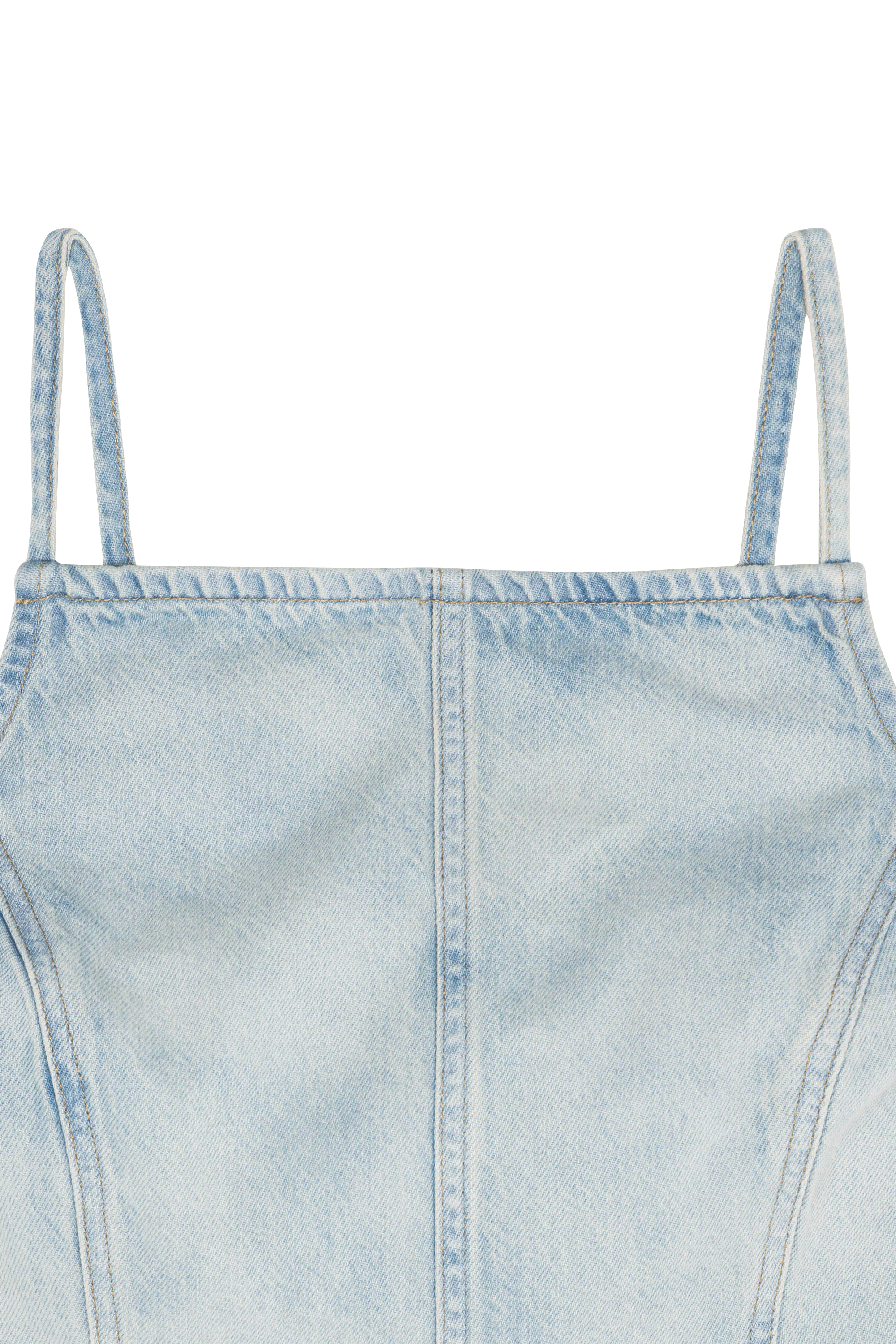 Denim tank top Blue