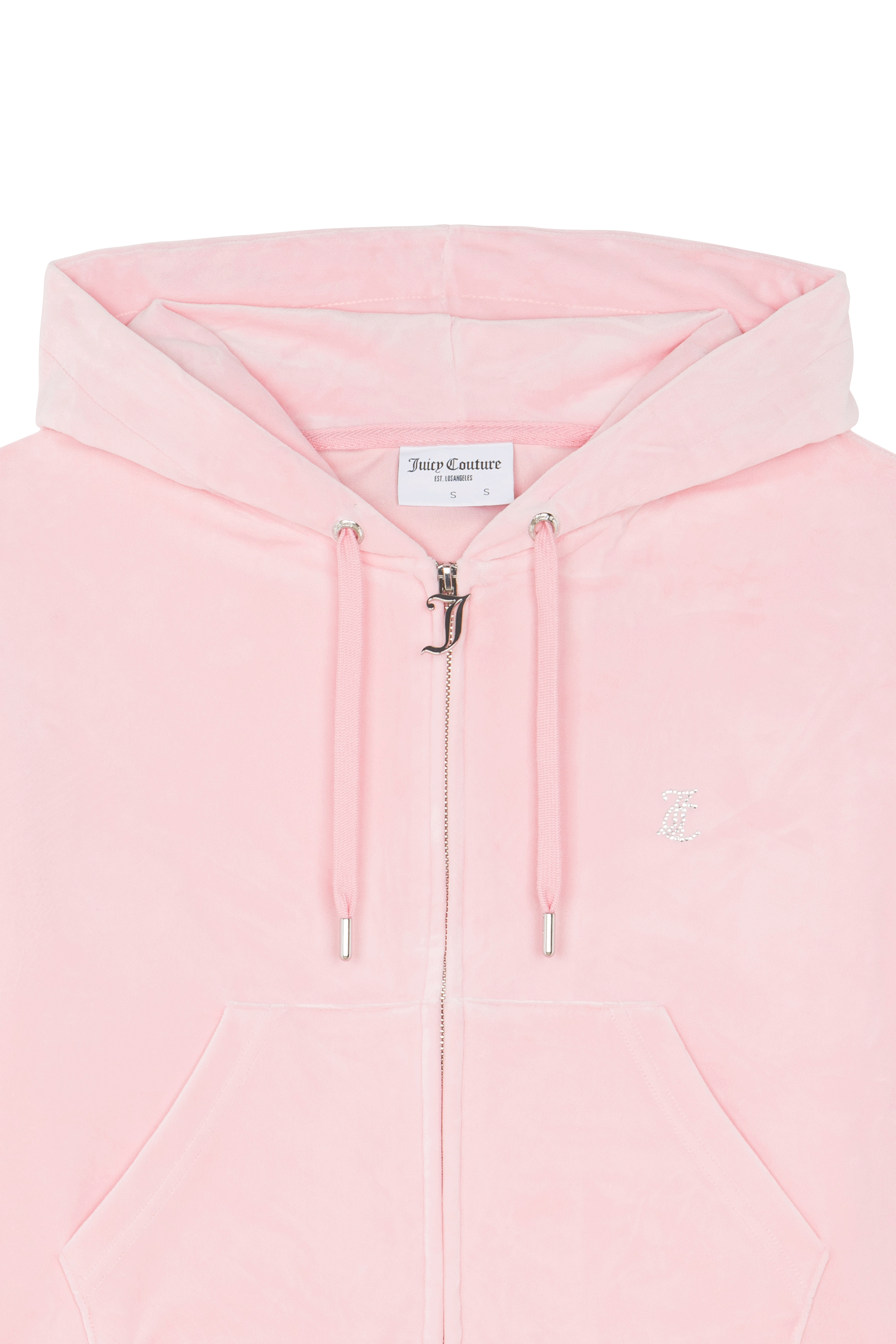 Hoodie zippé Rose
