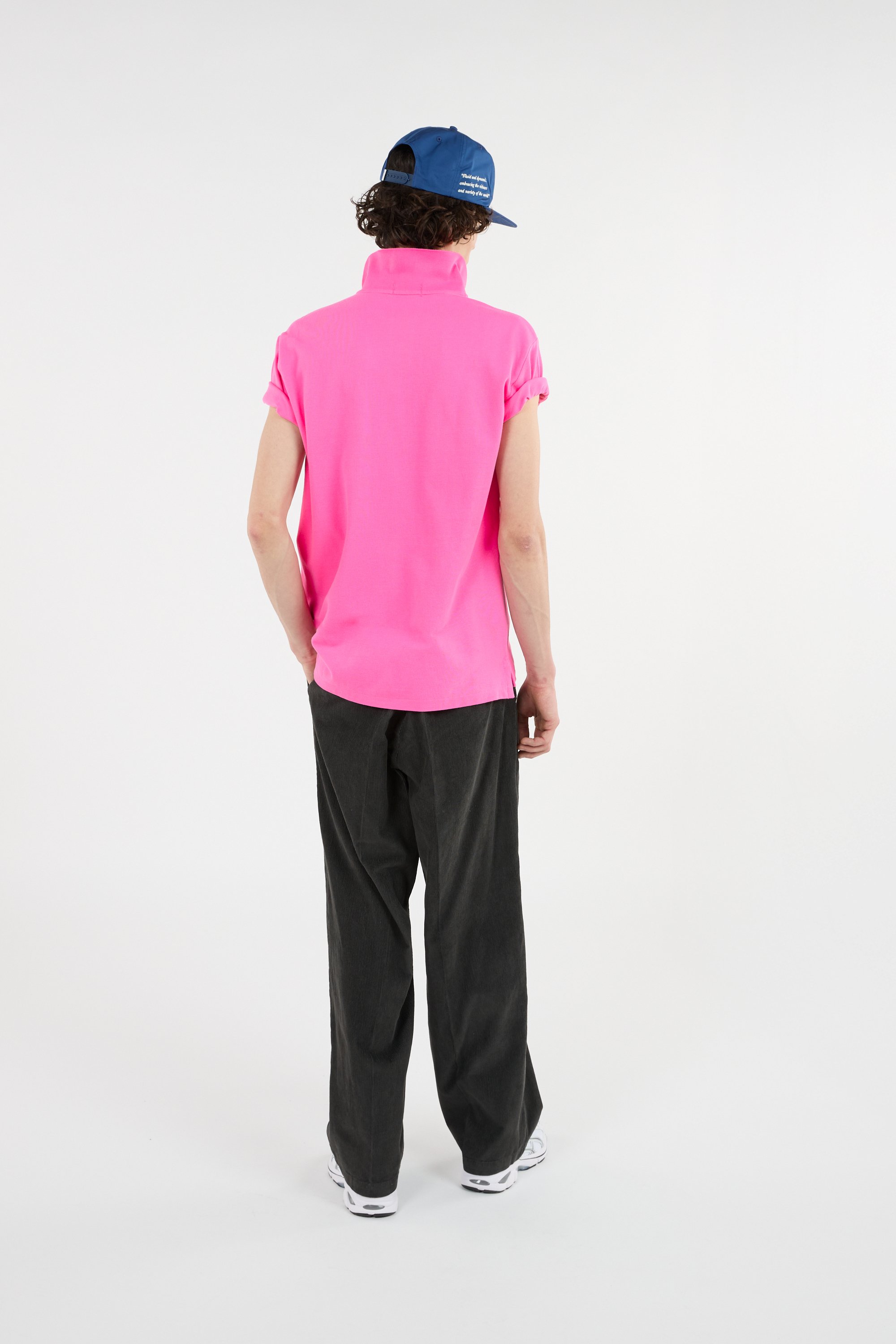 Cotton polo shirt Pink