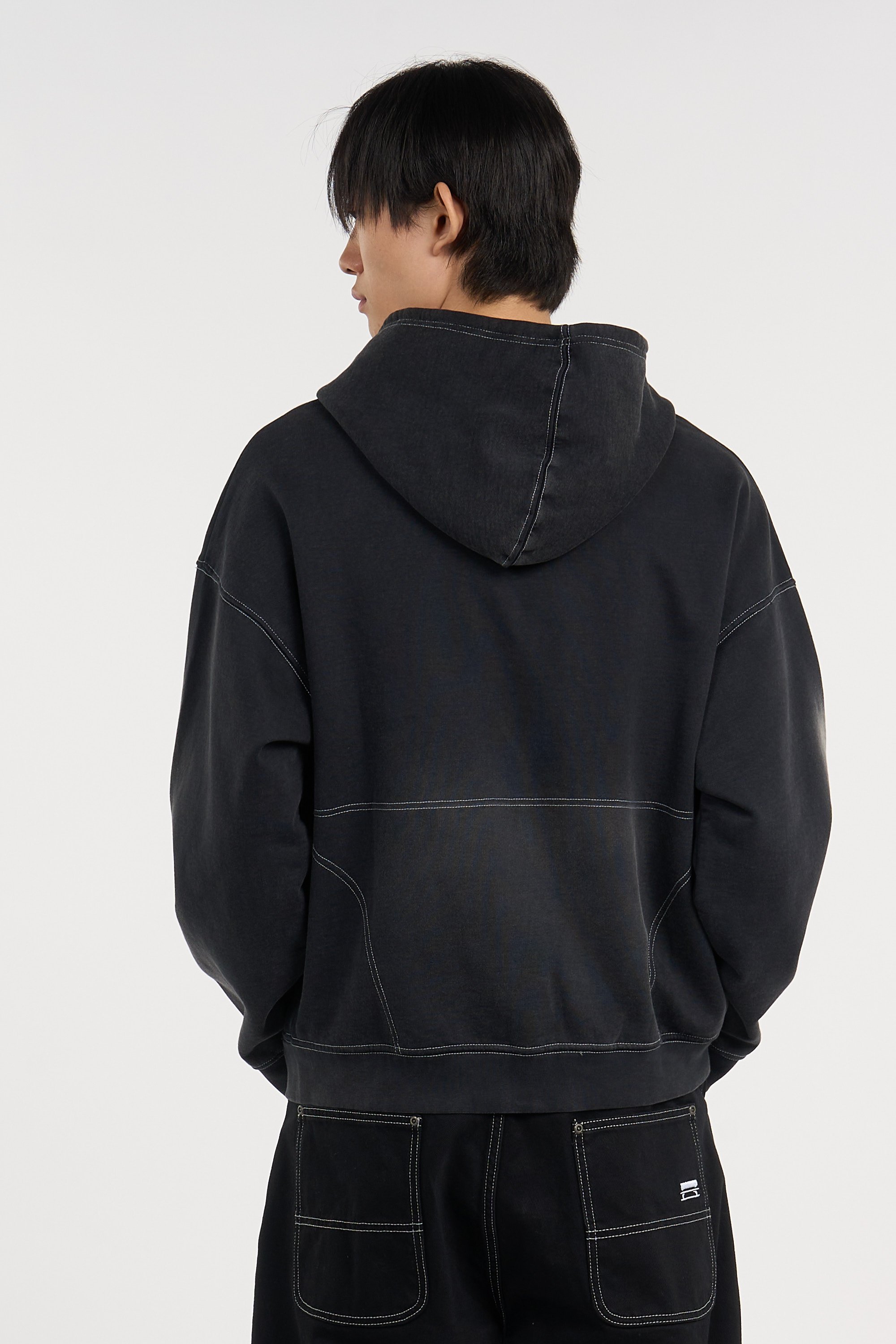 Hoodie zippé Noir