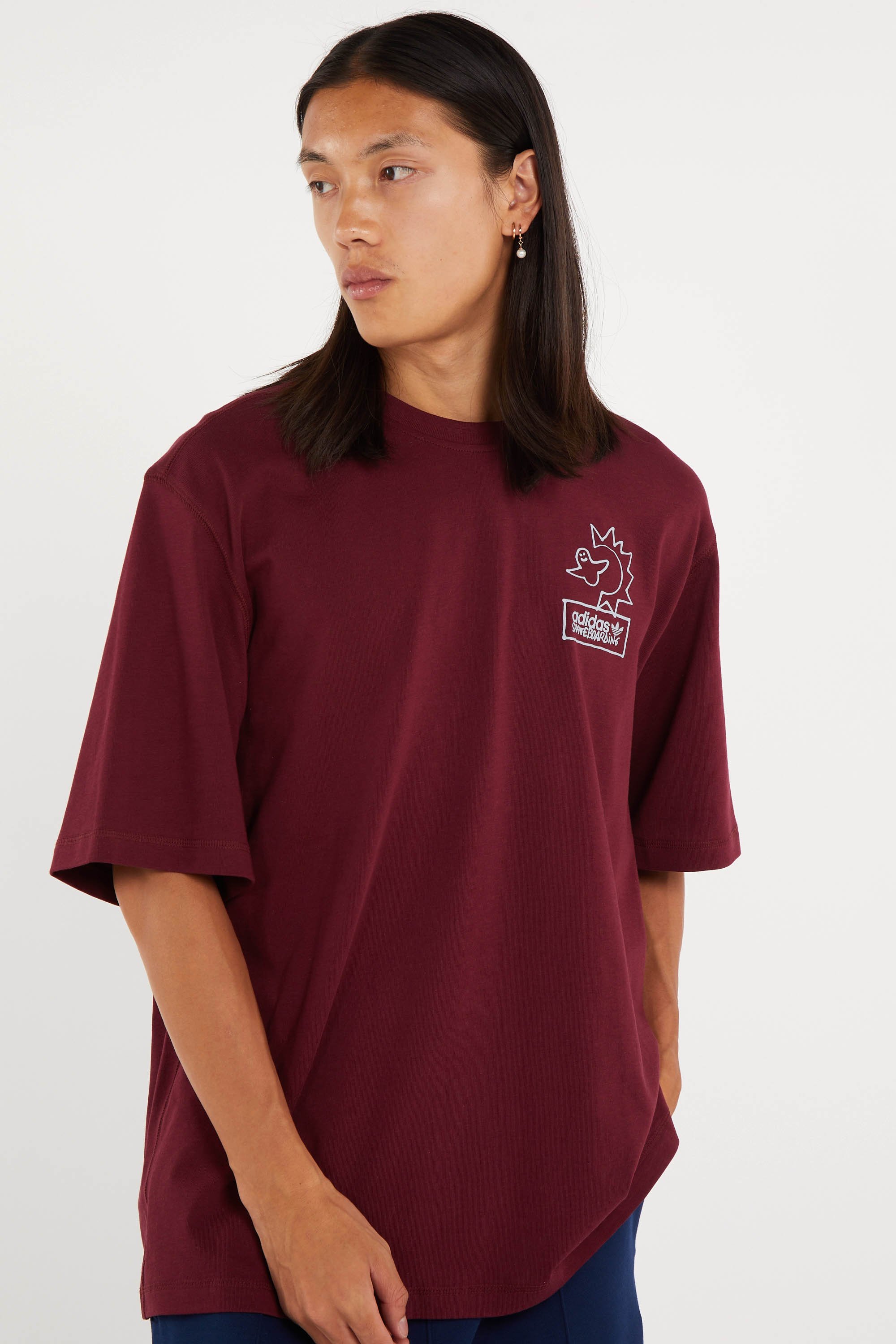 Regular-fit round-neck cotton T-shirt | Multicolored ADIDAS Men
