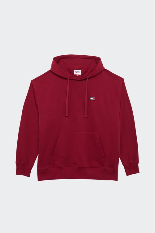 Hoodie rouge discount homme