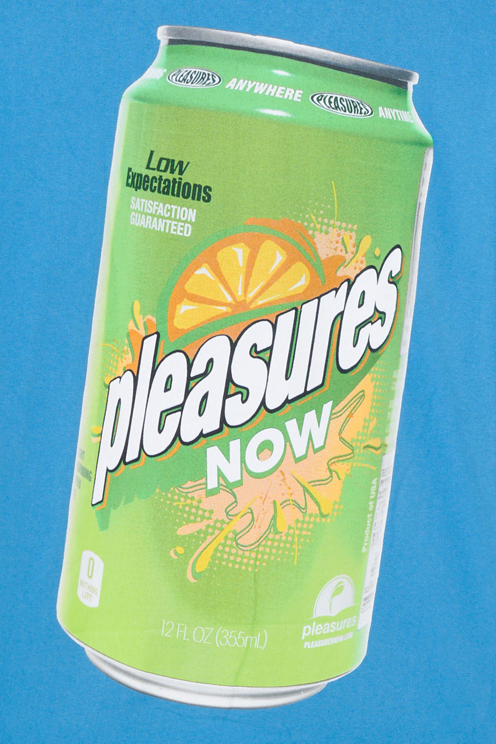 Regular-fit round-neck cotton T-shirt Blue