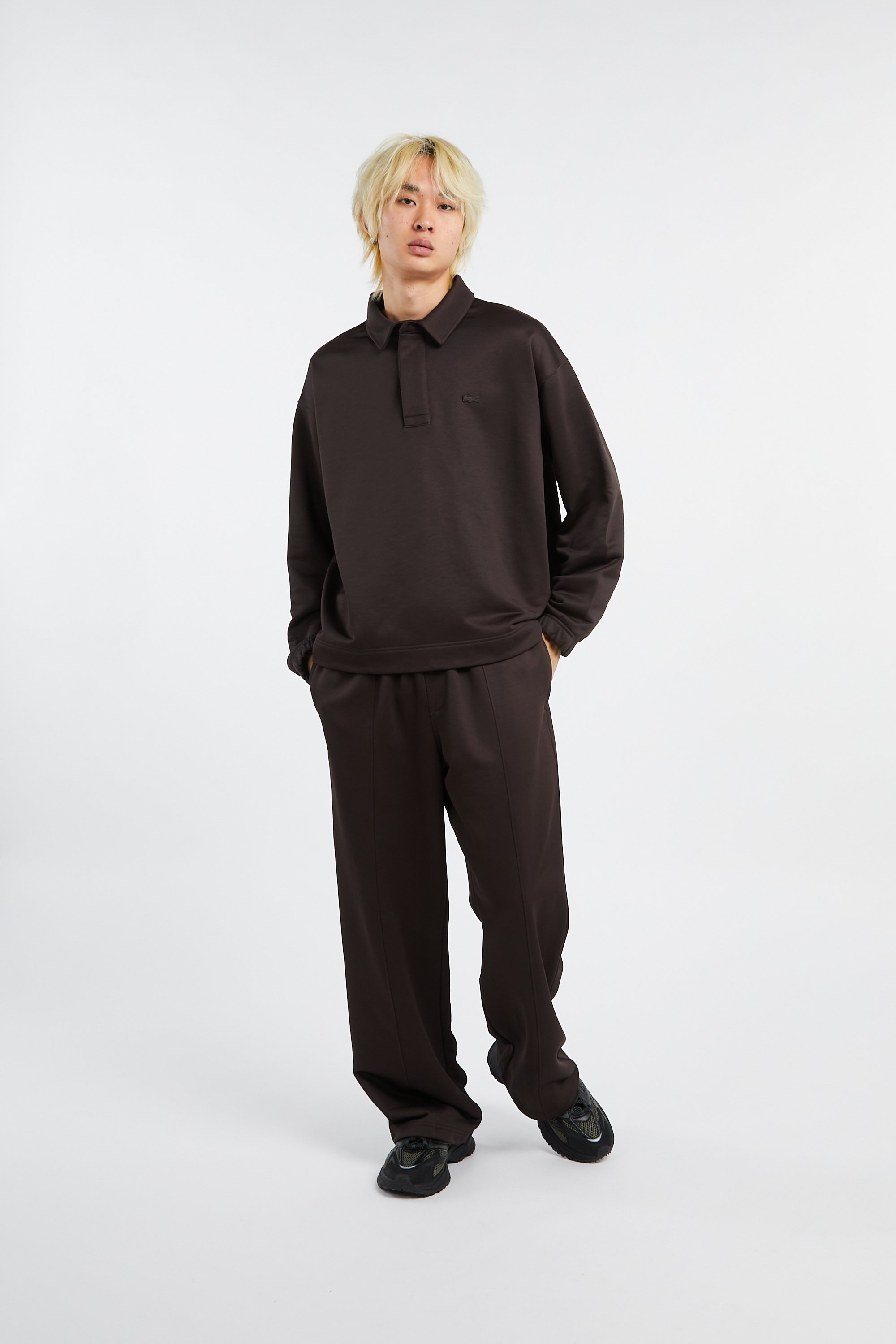 Sweatshirt LACOSTE Marron