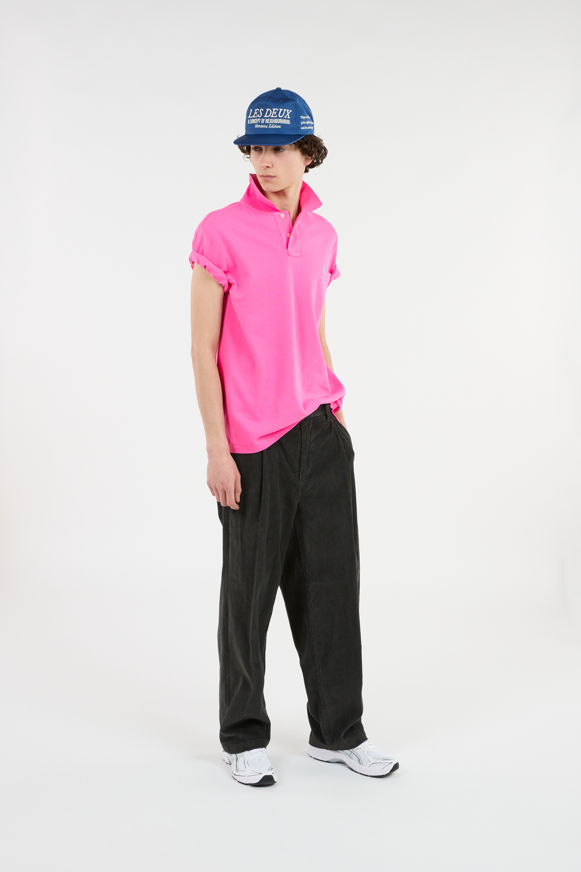 Cotton polo shirt Pink