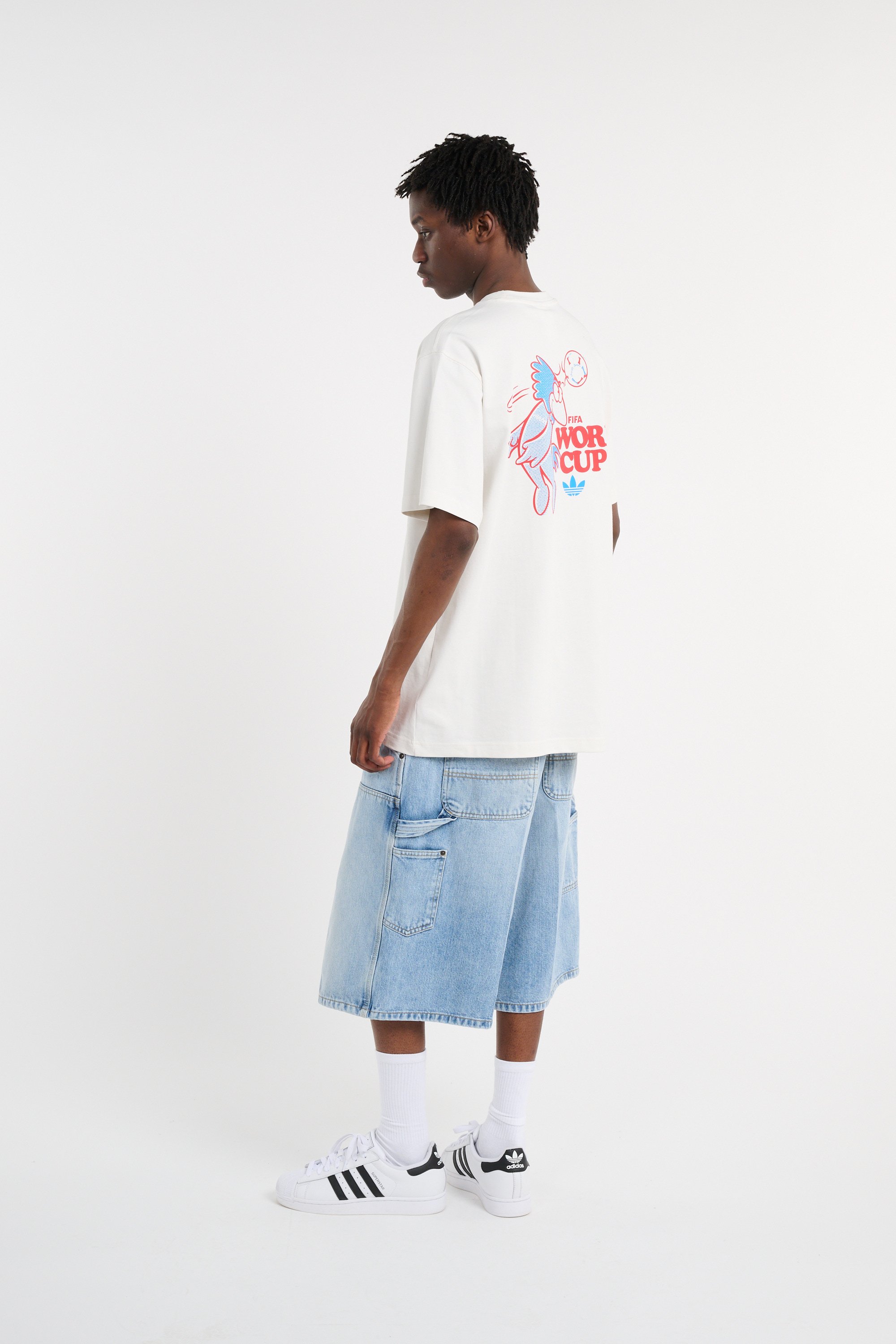 Regular-fit round-neck cotton T-shirt White