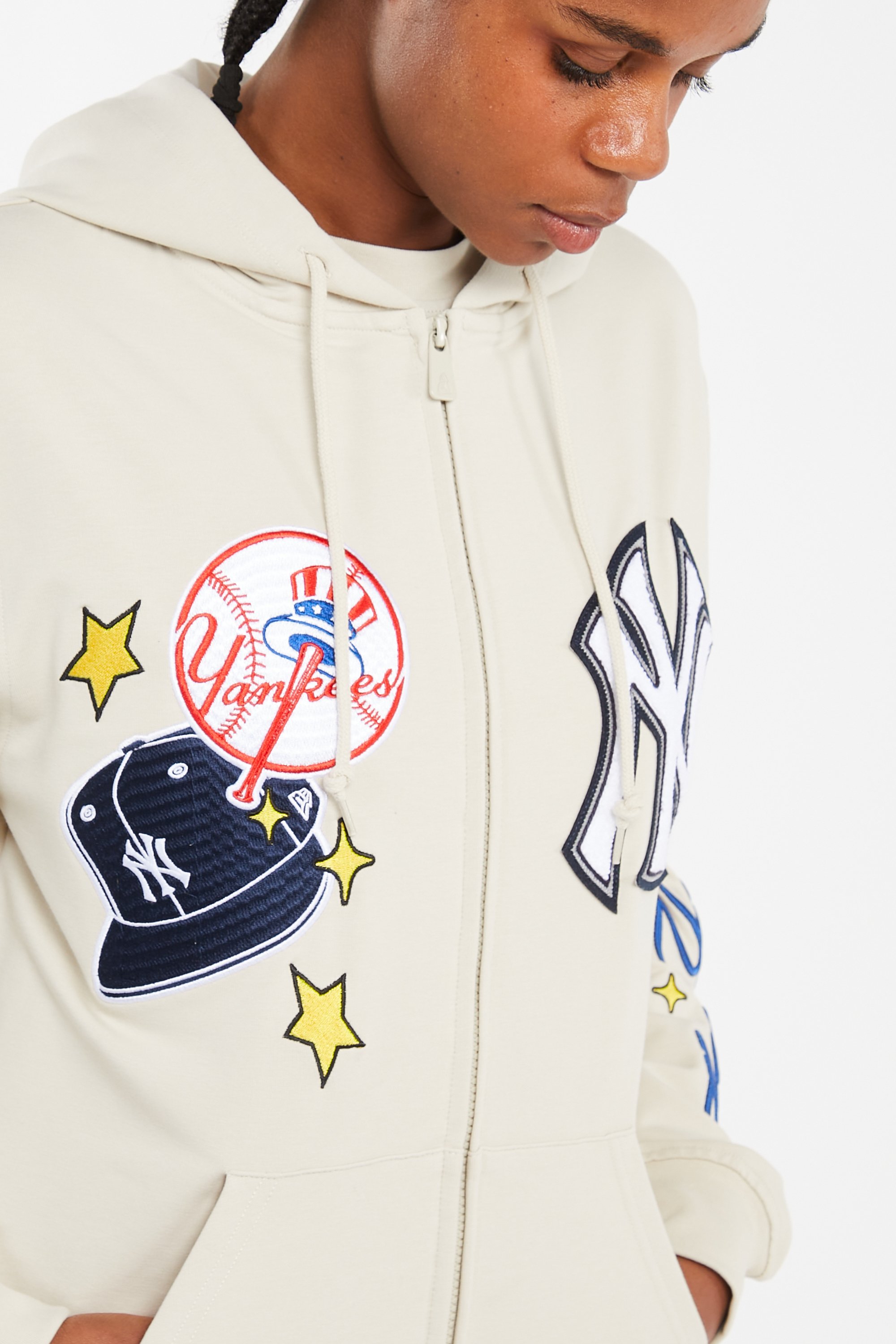 Zip-up hoodie | Brown NEW ERA Women