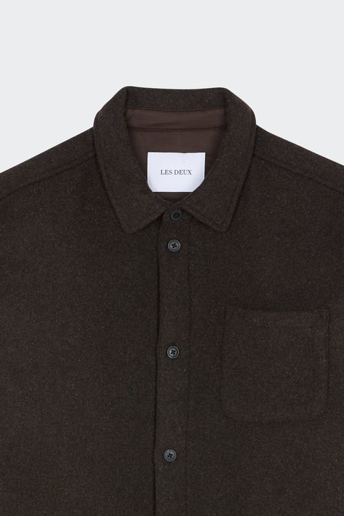LES DEUX Surchemise Marron