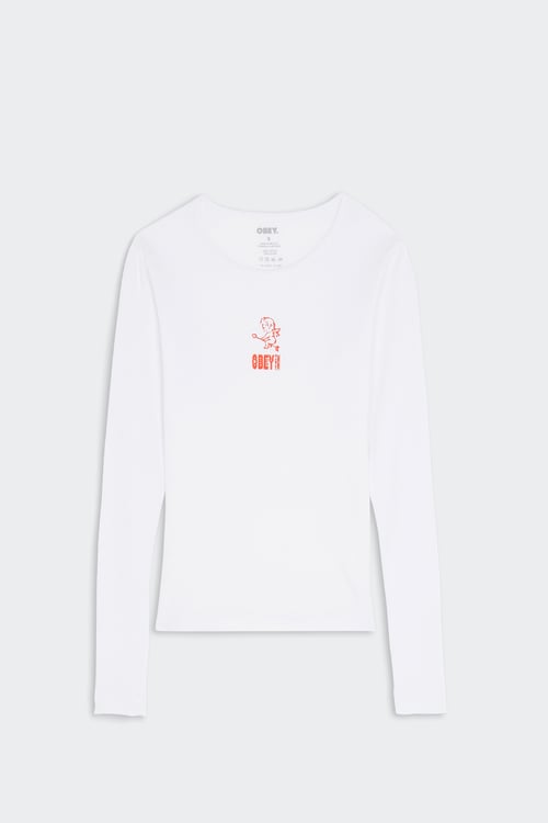 OBEY Top Blanc