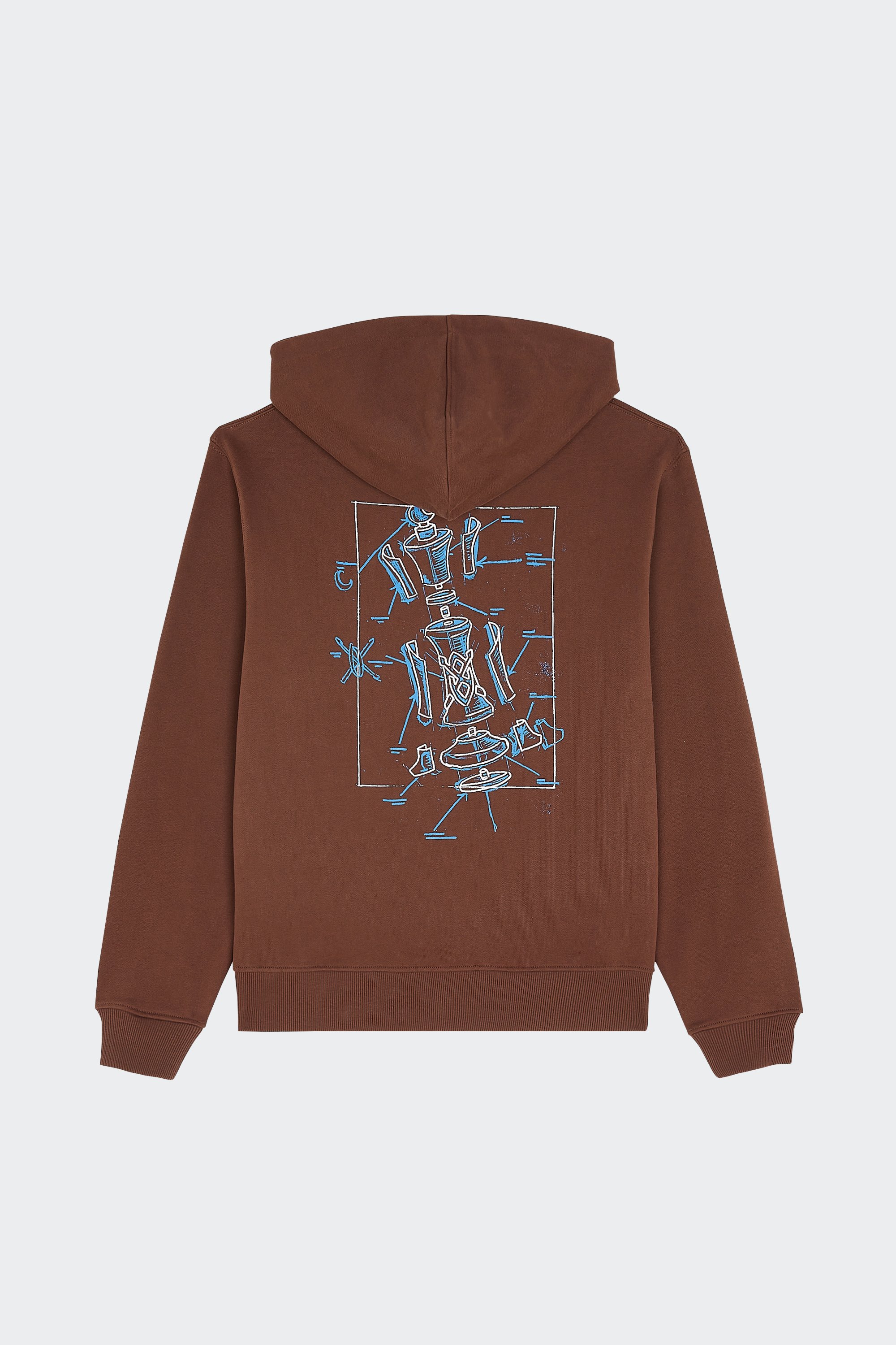 Hoodie | Brown by DAILY PAPER Hoodie Brown