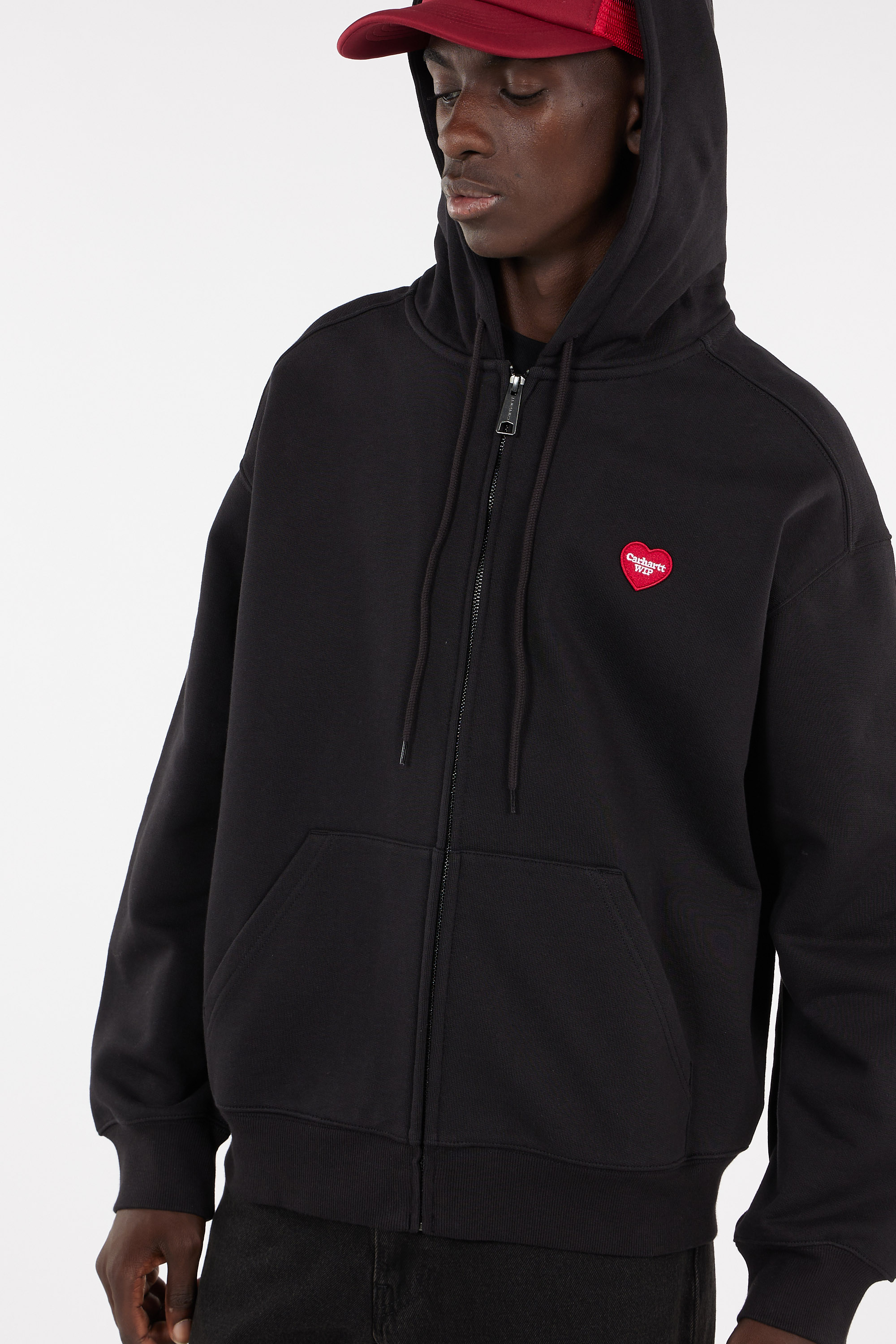 Hoodie zippé Noir