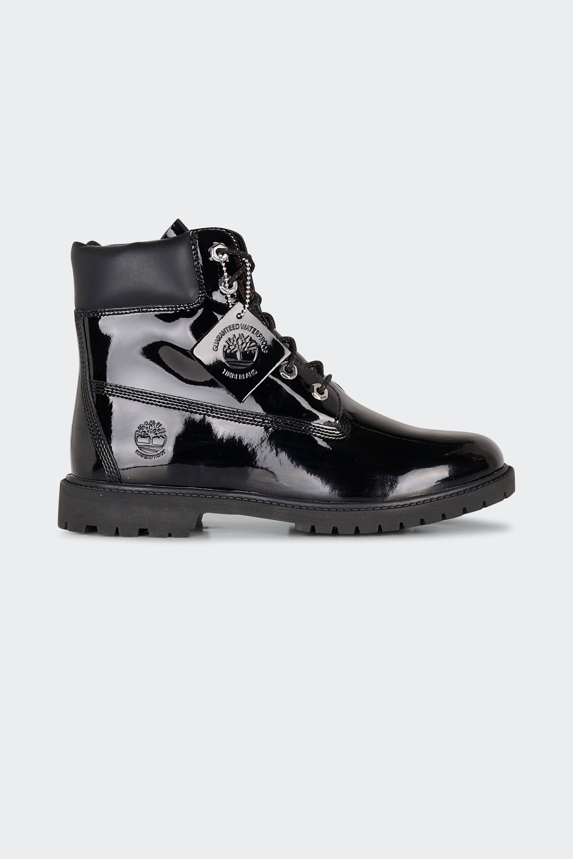 Heeled leather mid-calf boots | Black by TIMBERLAND Heeled leather mid-calf boots Black