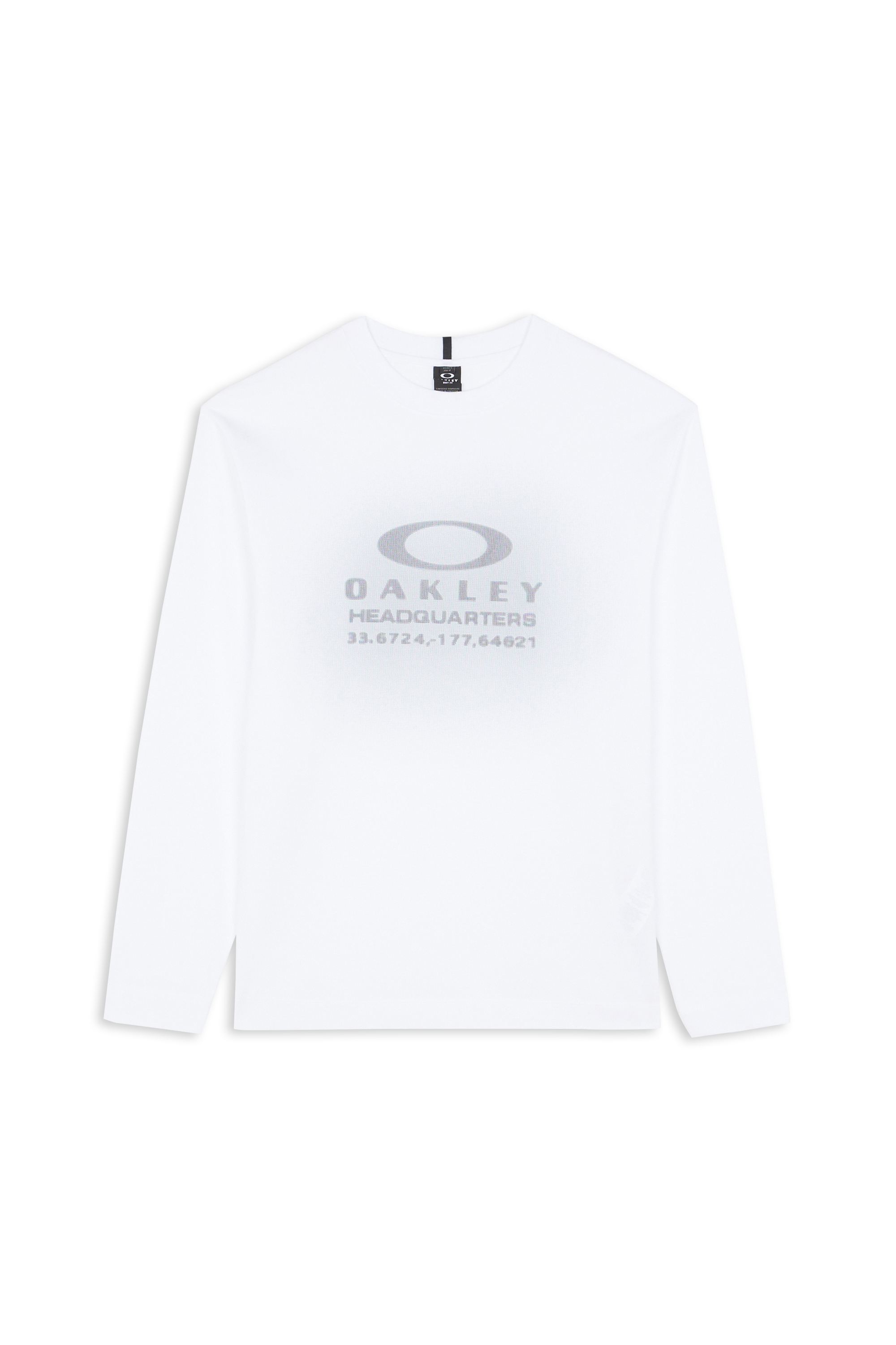 Regular-fit round-neck cotton T-shirt OAKLEY White