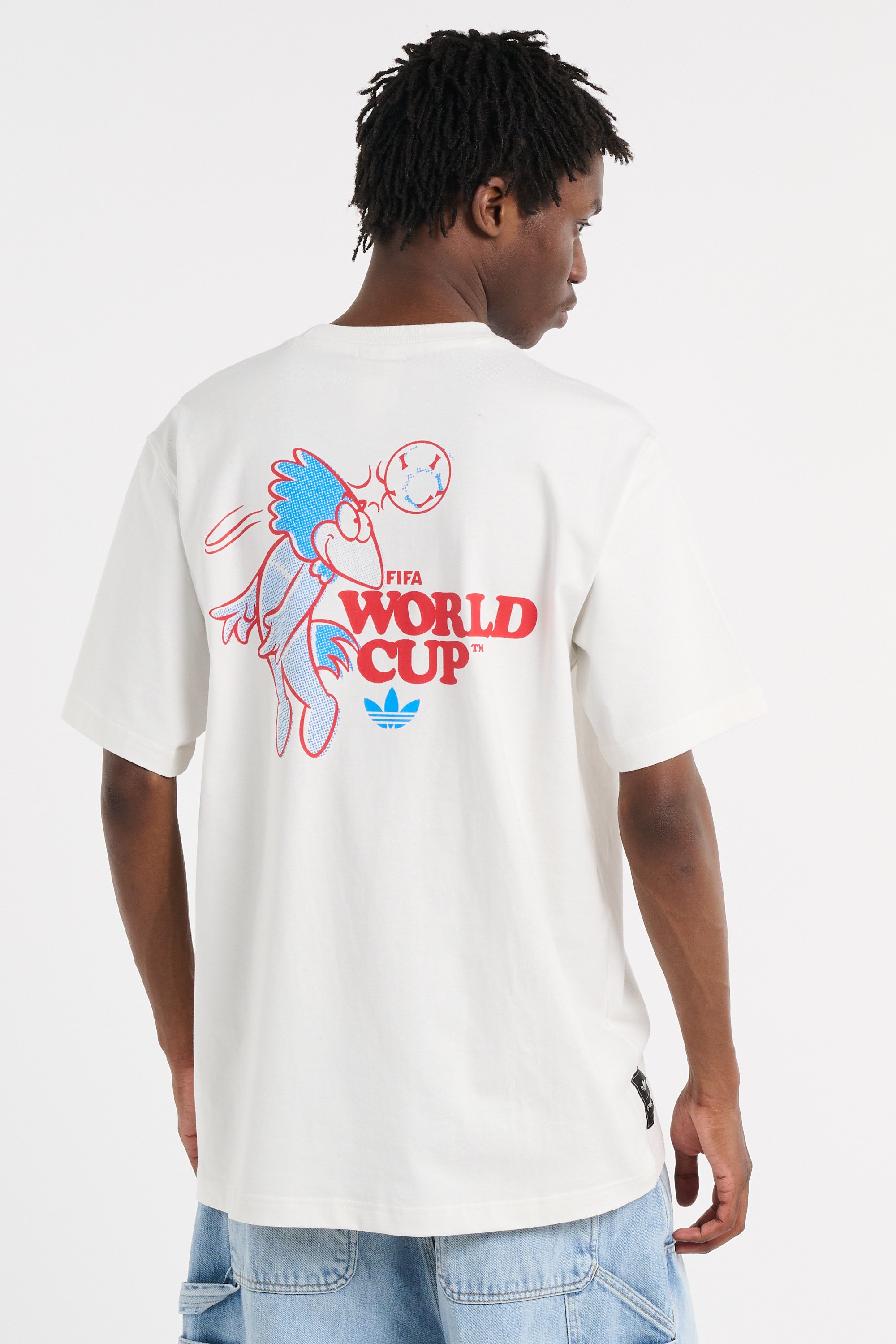 Regular-fit round-neck cotton T-shirt White