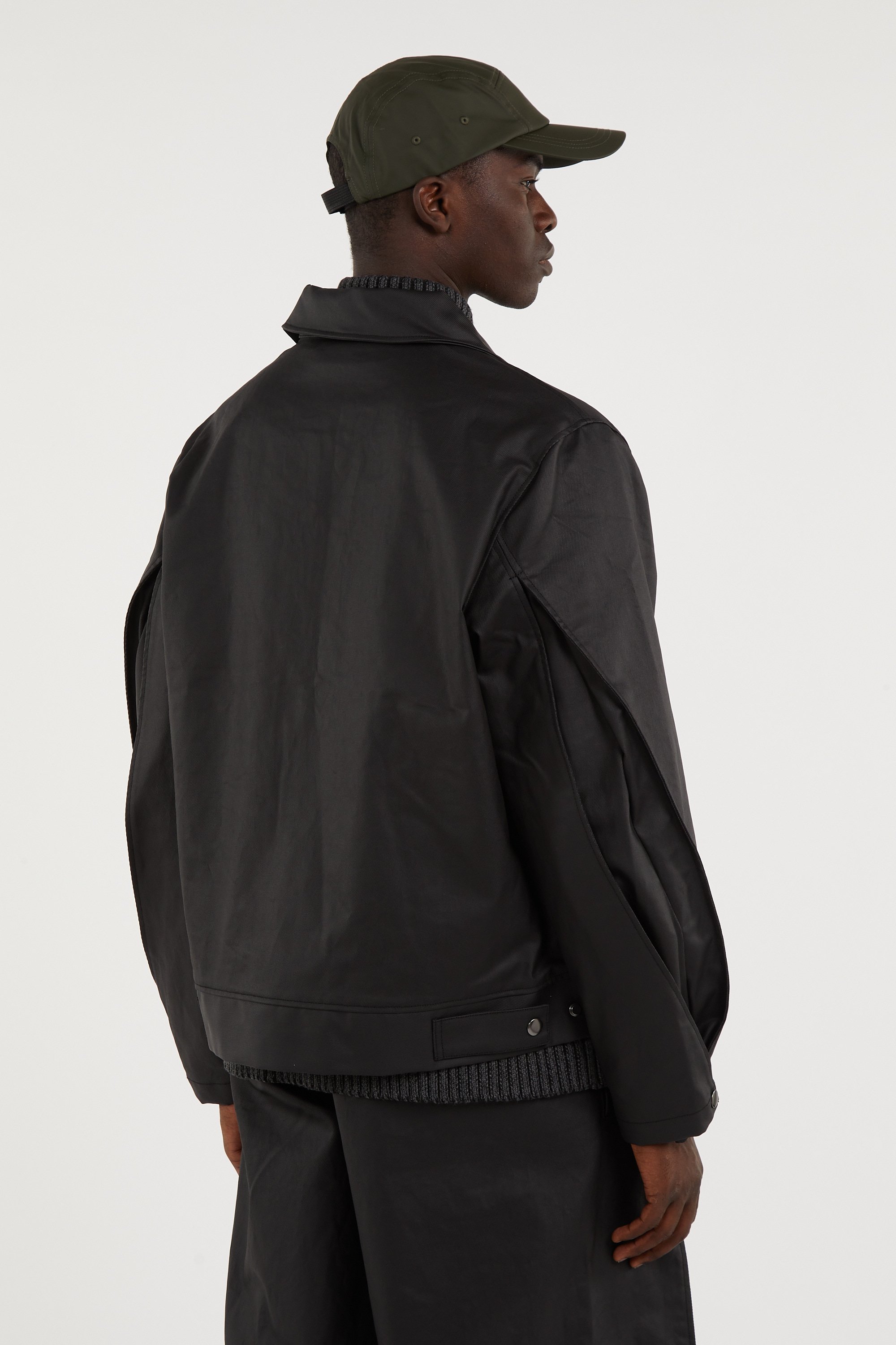 Veste en coton bio | Noir RAINS Homme