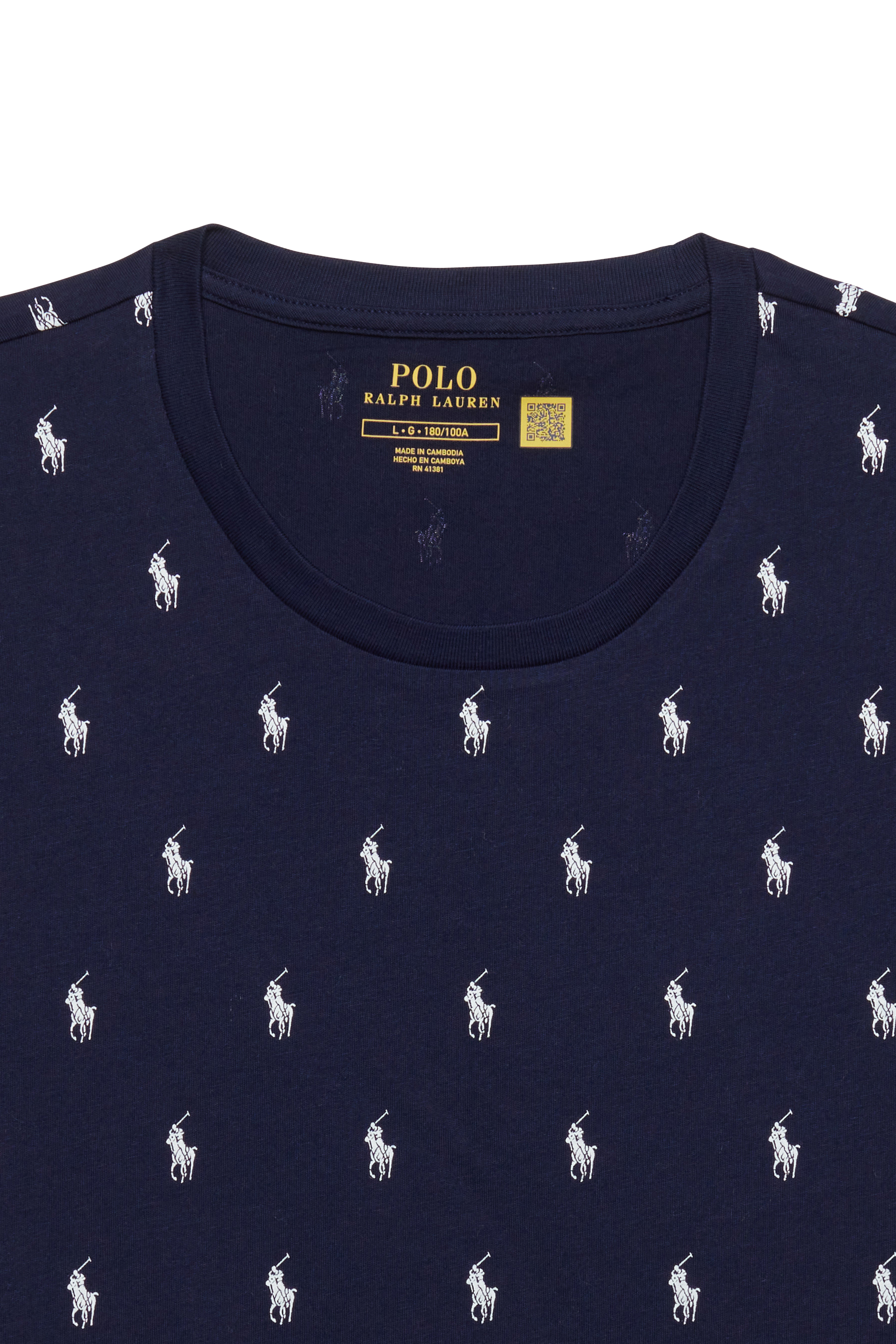 S/S CREW-SLEEP-TOP Bleu