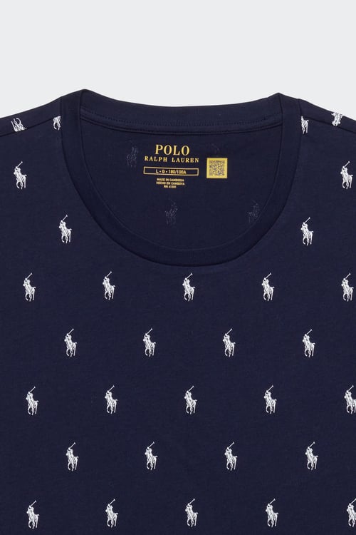 POLO RALPH LAUREN S/S CREW-SLEEP-TOP Bleu
