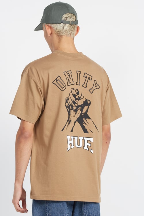 HUF T-shirt Marron