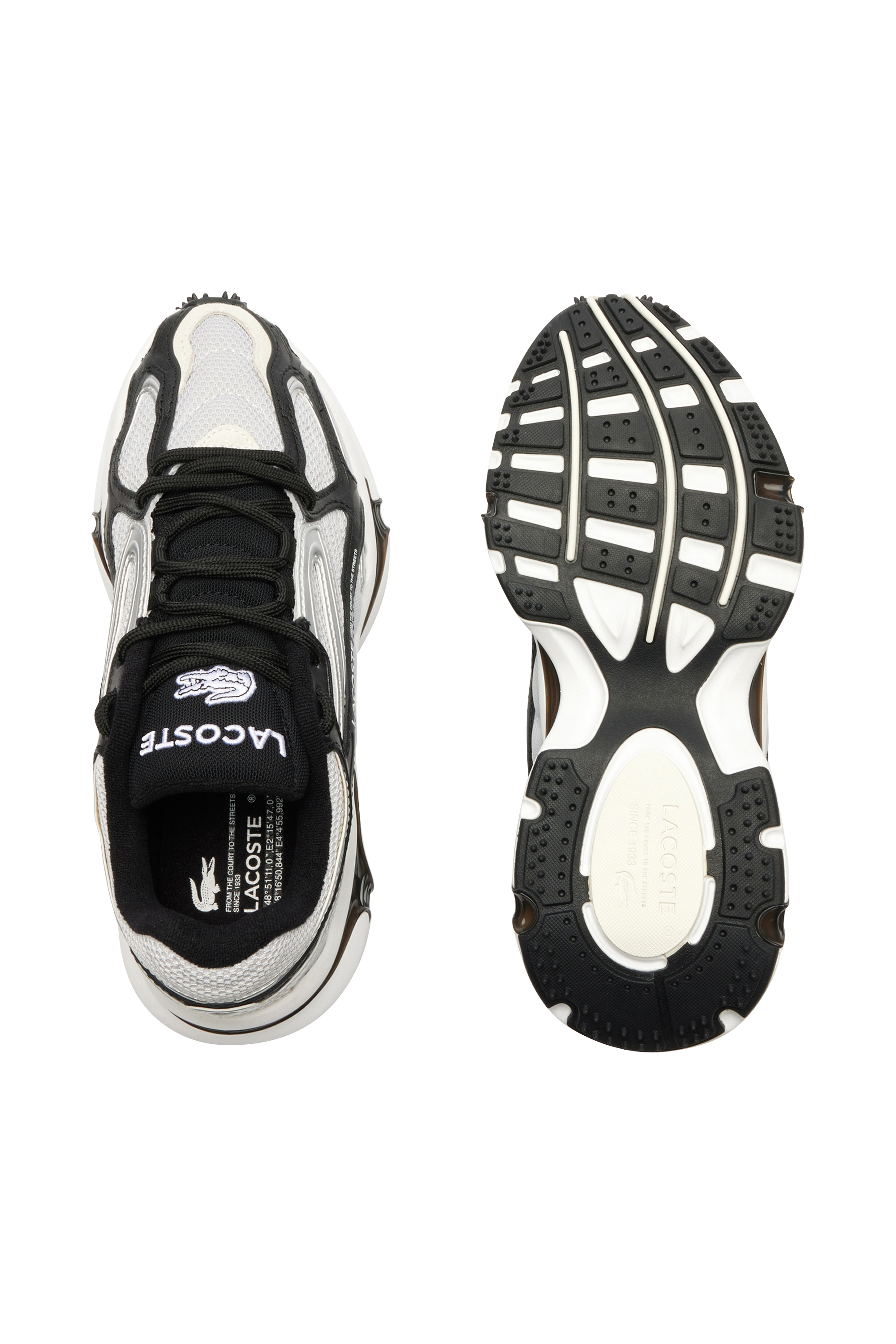 Baskets LACOSTE Argent