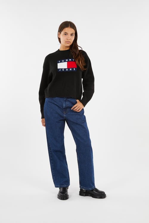 TOMMY JEANS Sweater Brown