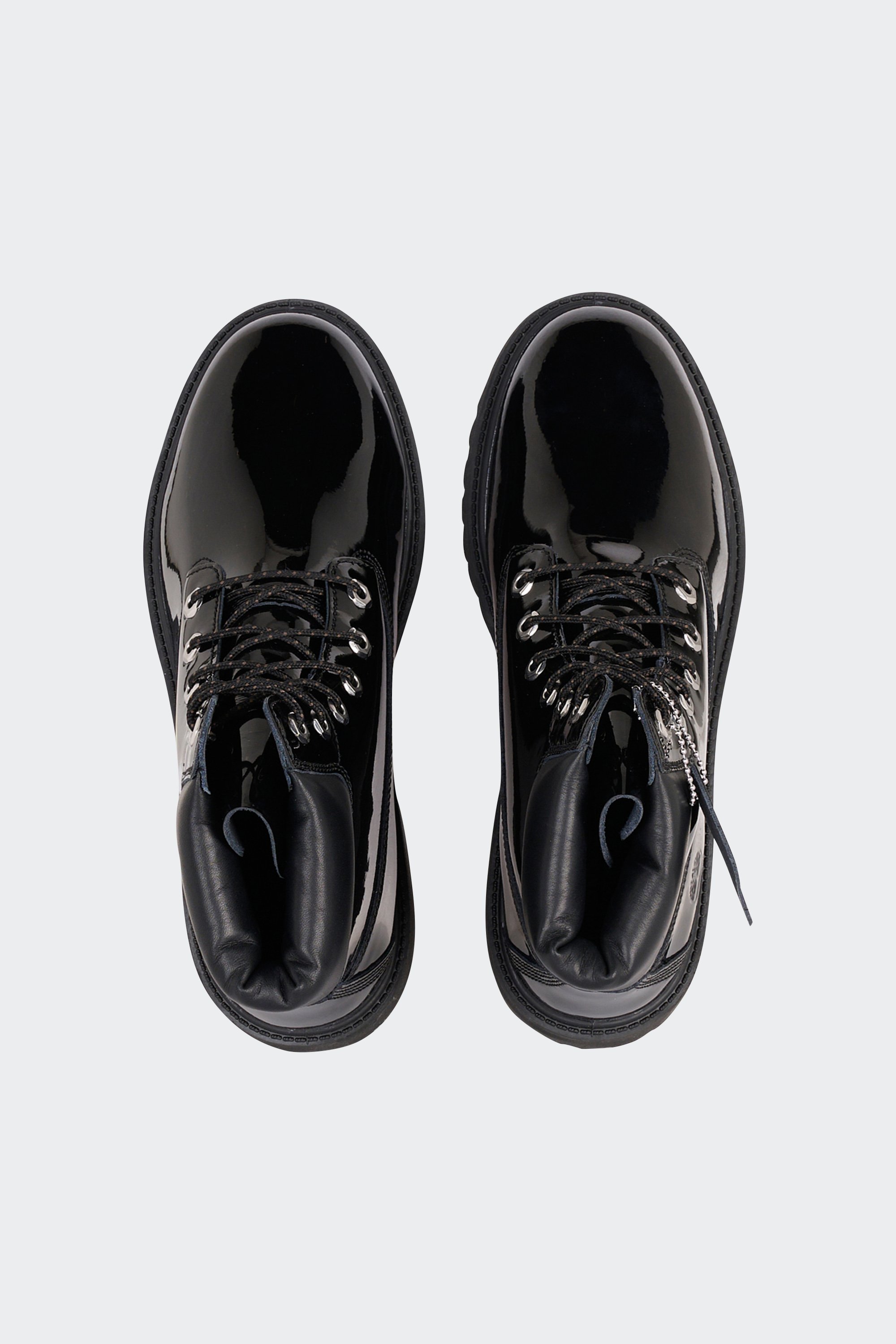 Heeled leather mid-calf boots | Black by TIMBERLAND Heeled leather mid-calf boots Black