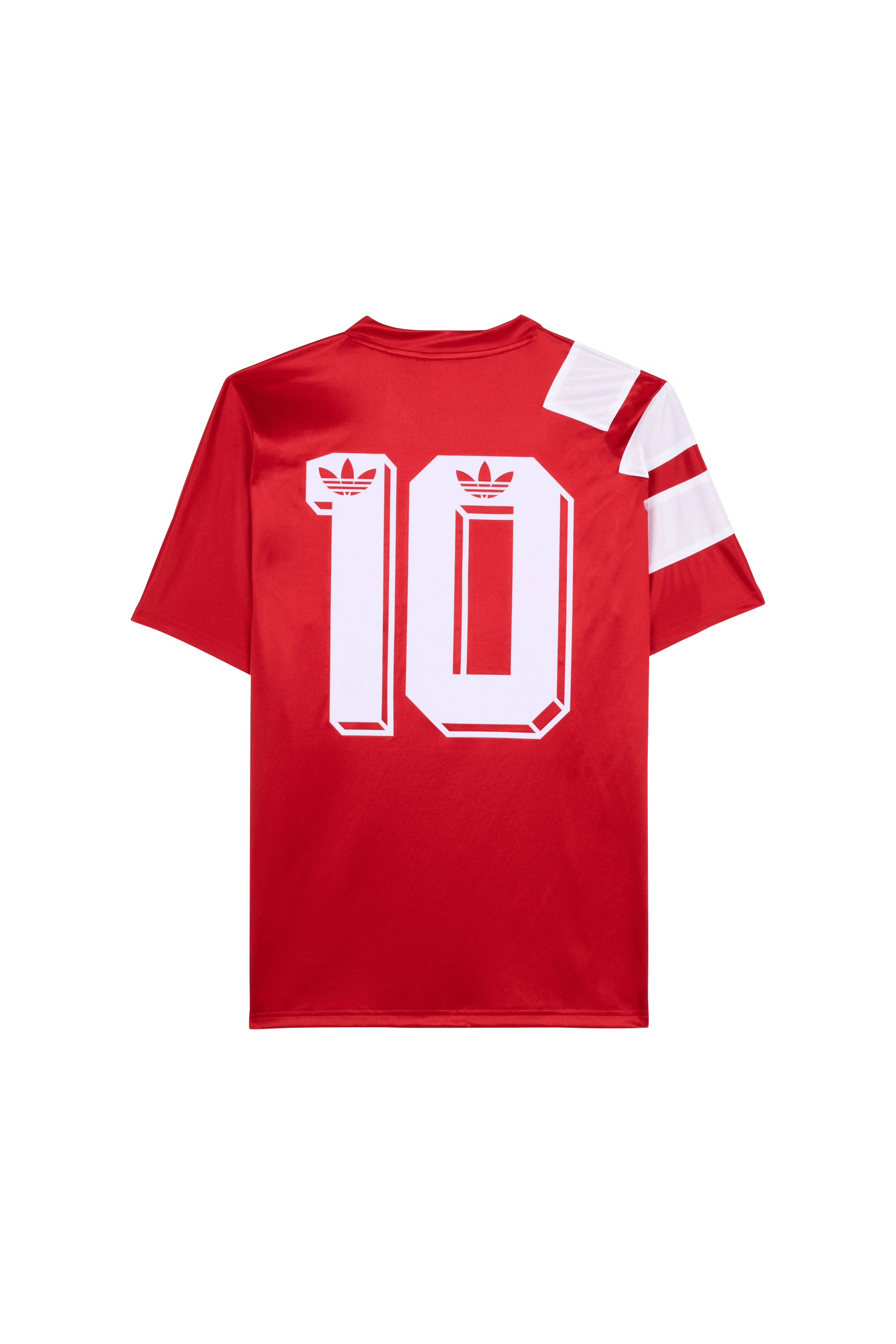 Regular-fit round-neck cotton T-shirt Red