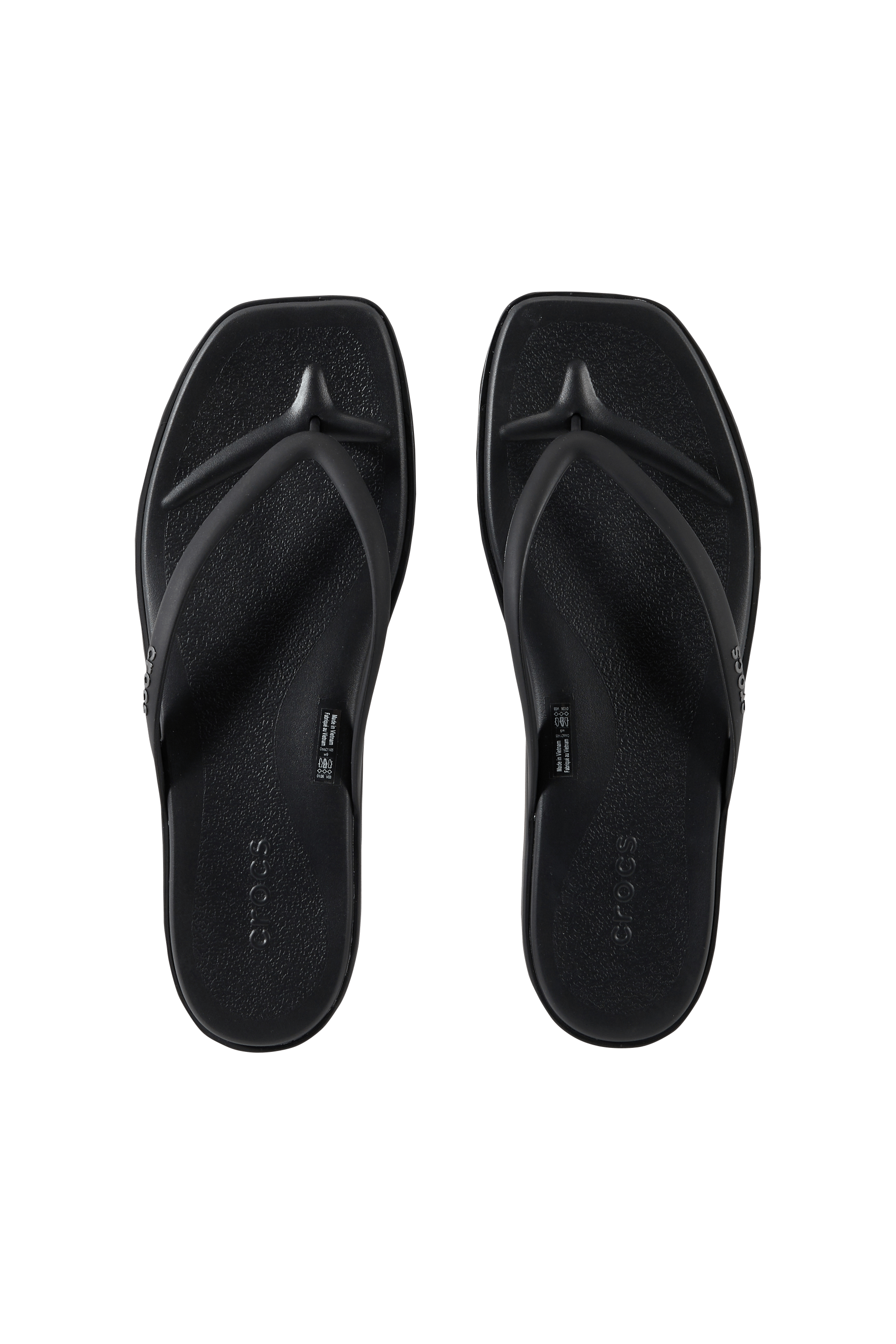 Sandales plates Noir