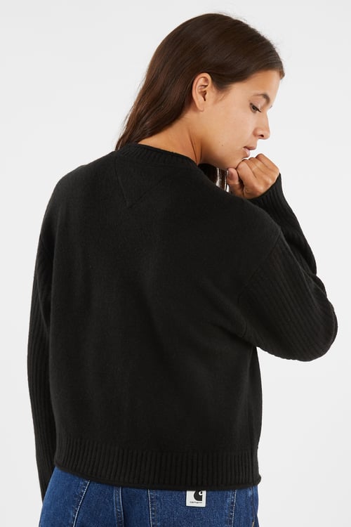 TOMMY JEANS Sweater Brown