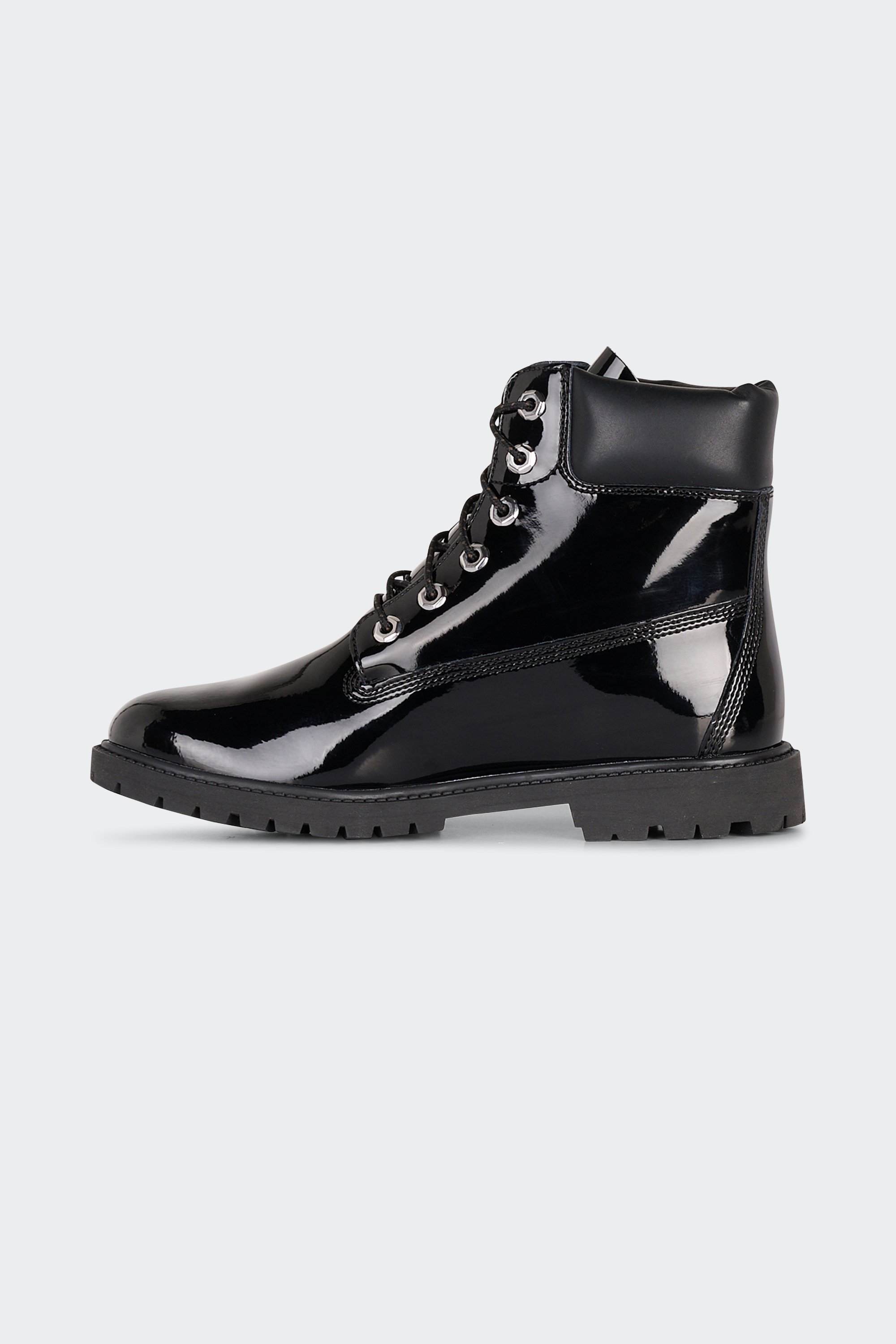 Heeled leather mid-calf boots | Black by TIMBERLAND Heeled leather mid-calf boots Black