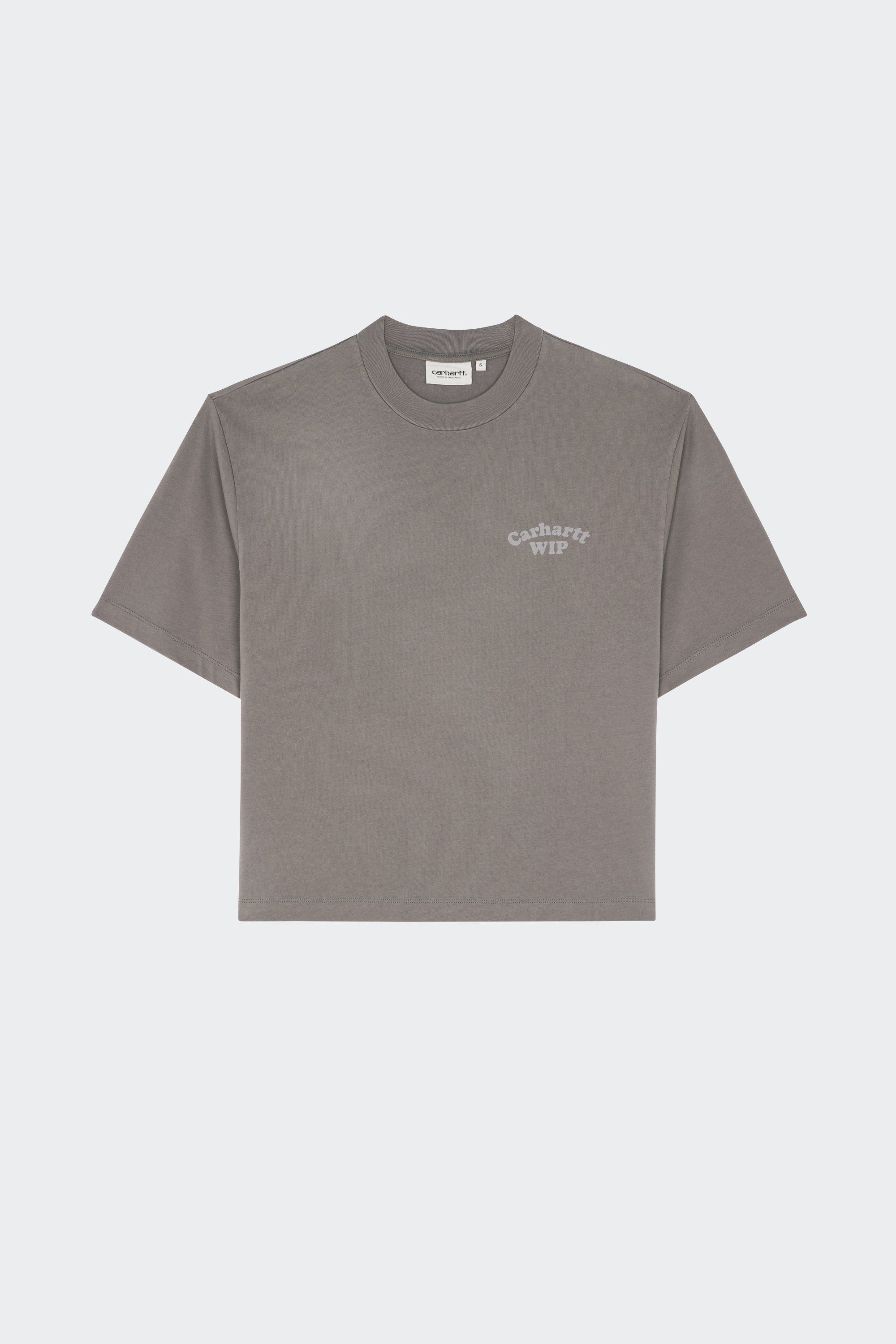 Regular-fit round-neck cotton T-shirt | Grey by CARHARTT WIP Regular-fit round-neck cotton T-shirt Grey